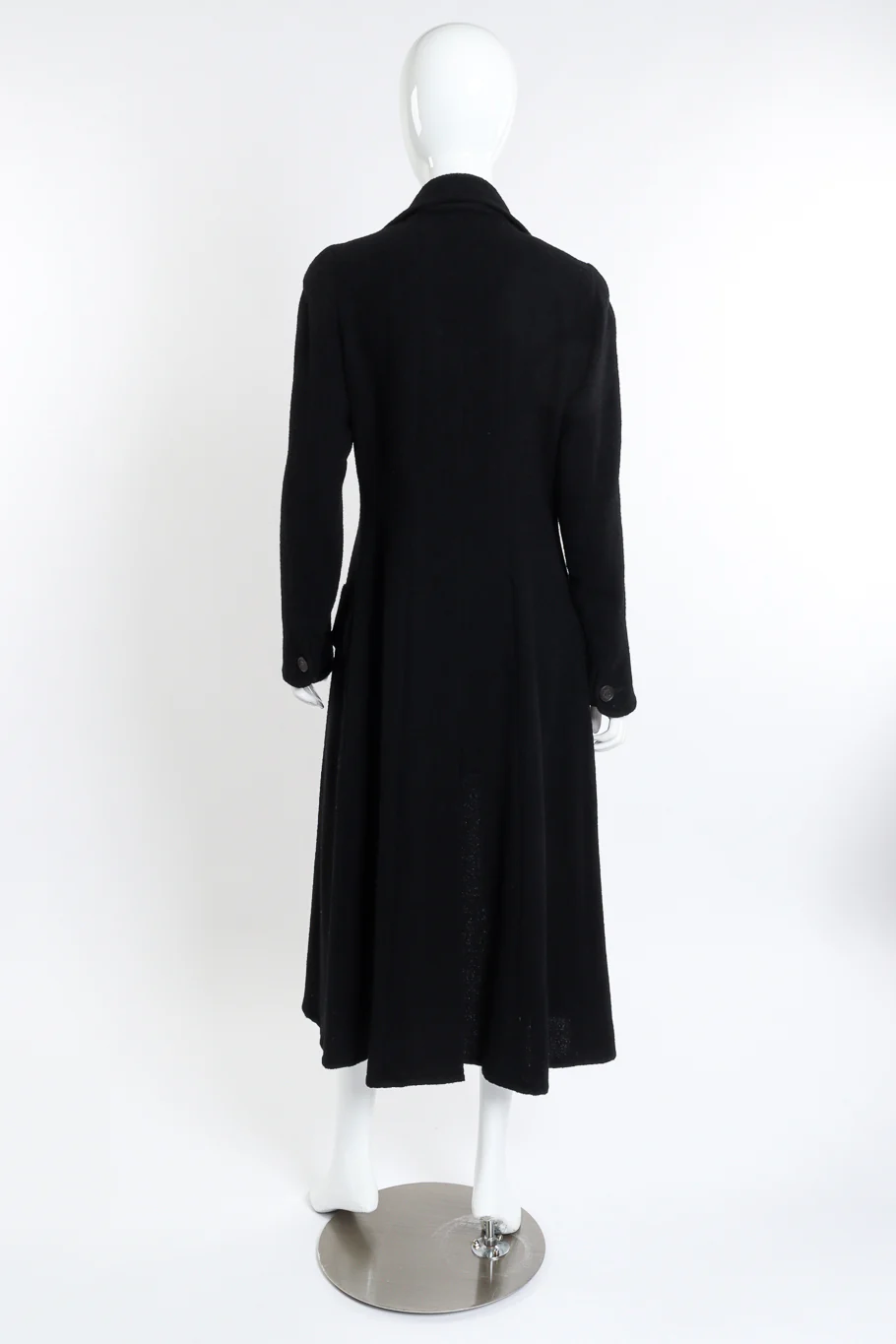 Tiered Bouclé Wool Coat - Image 4