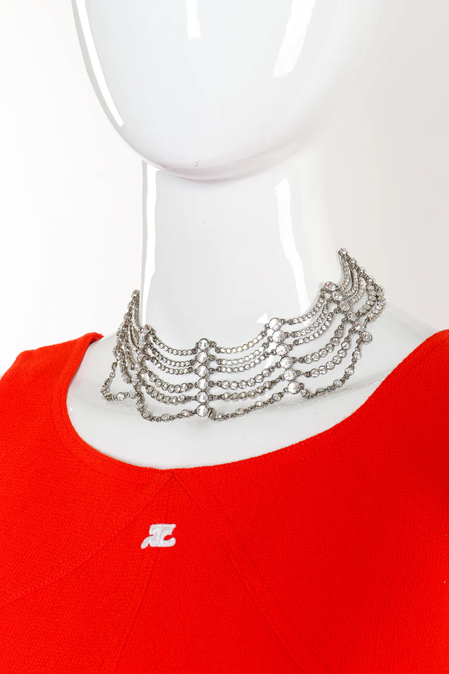 Tiered Crystal Collar Choker - Image 2
