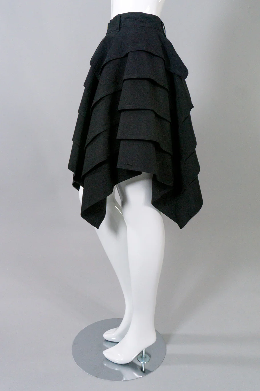 Tiered Handkerchief Hem Skirt - Image 4