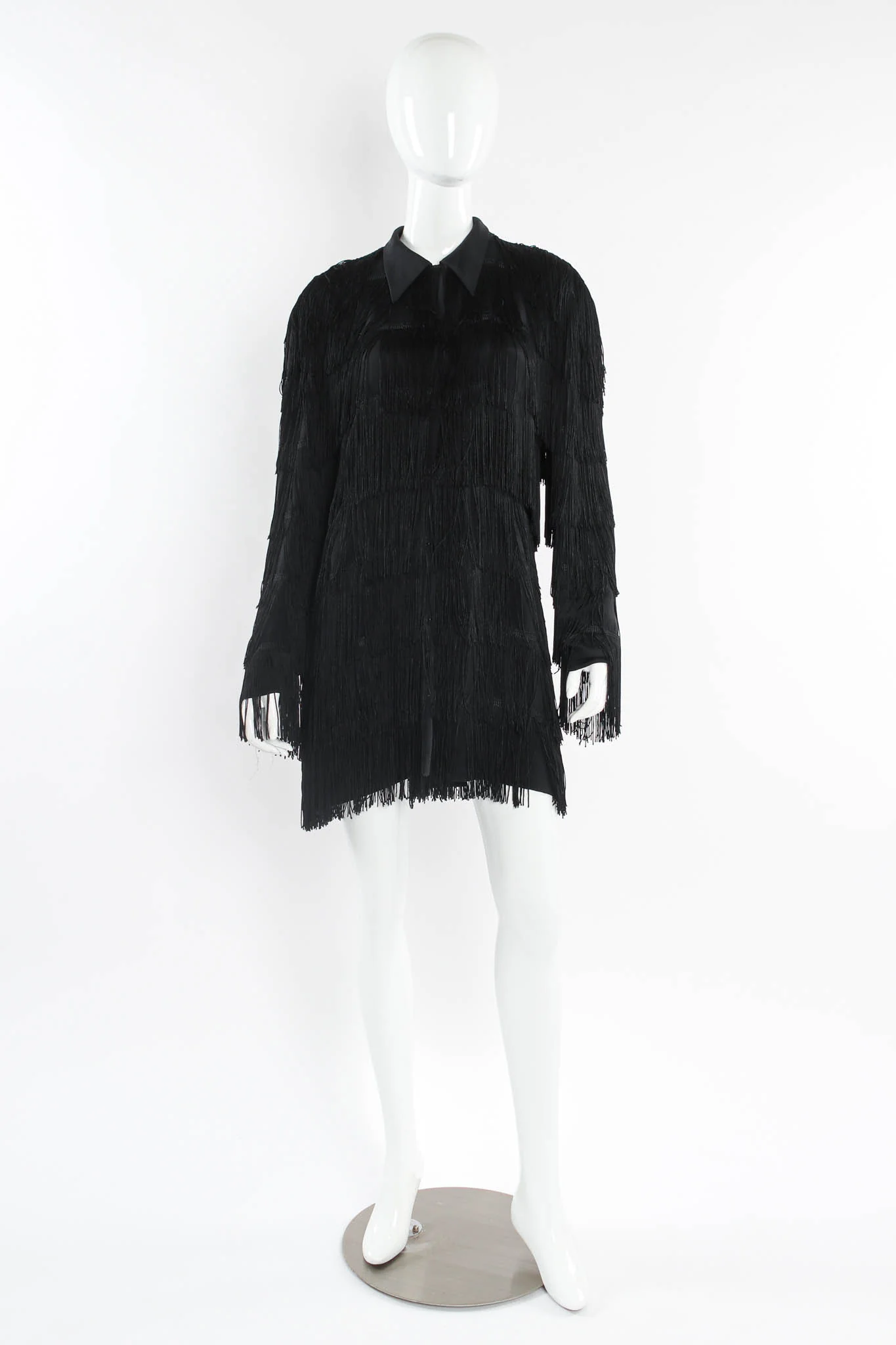 Tiered Layered Fringe Jacket