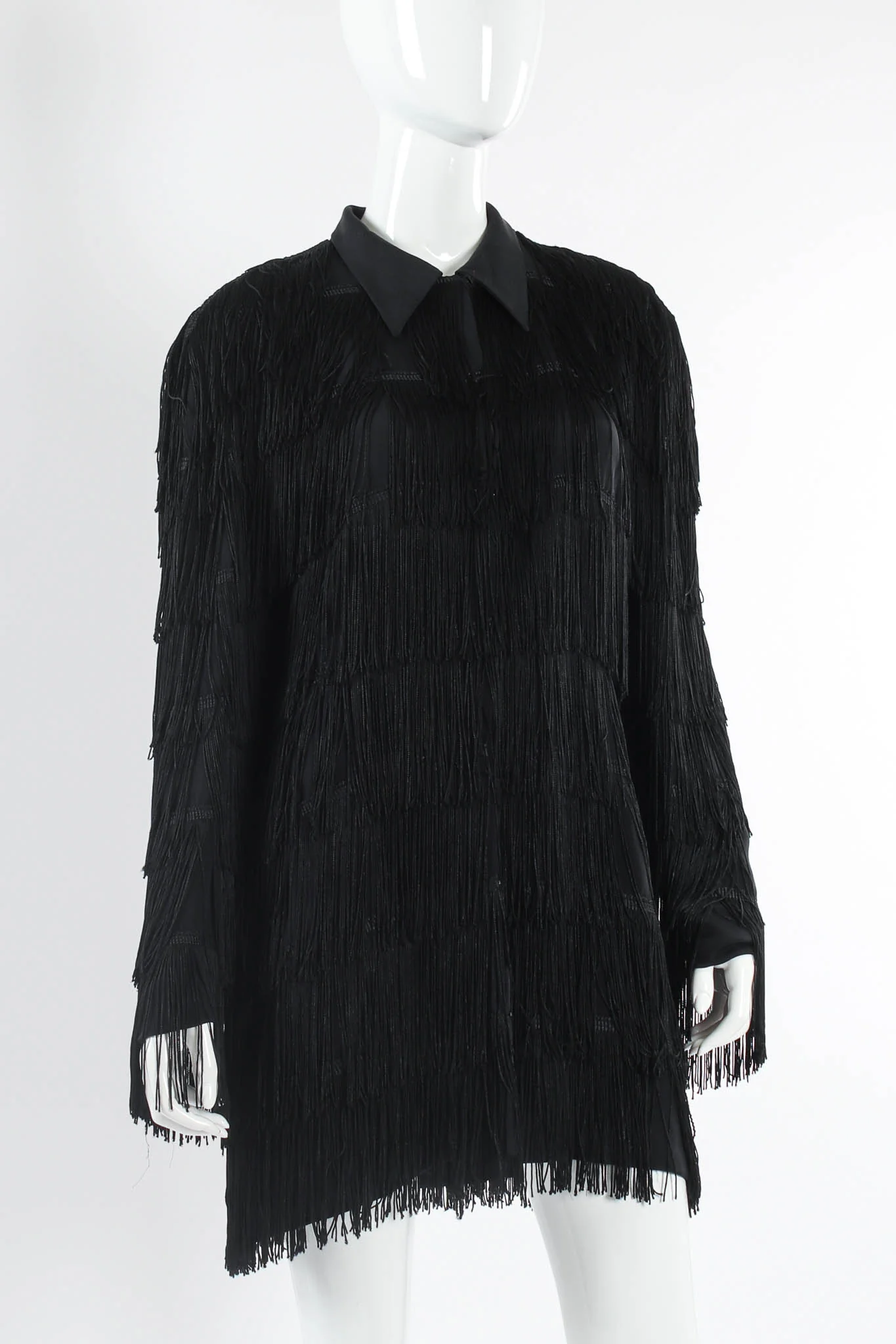 Tiered Layered Fringe Jacket - Image 5