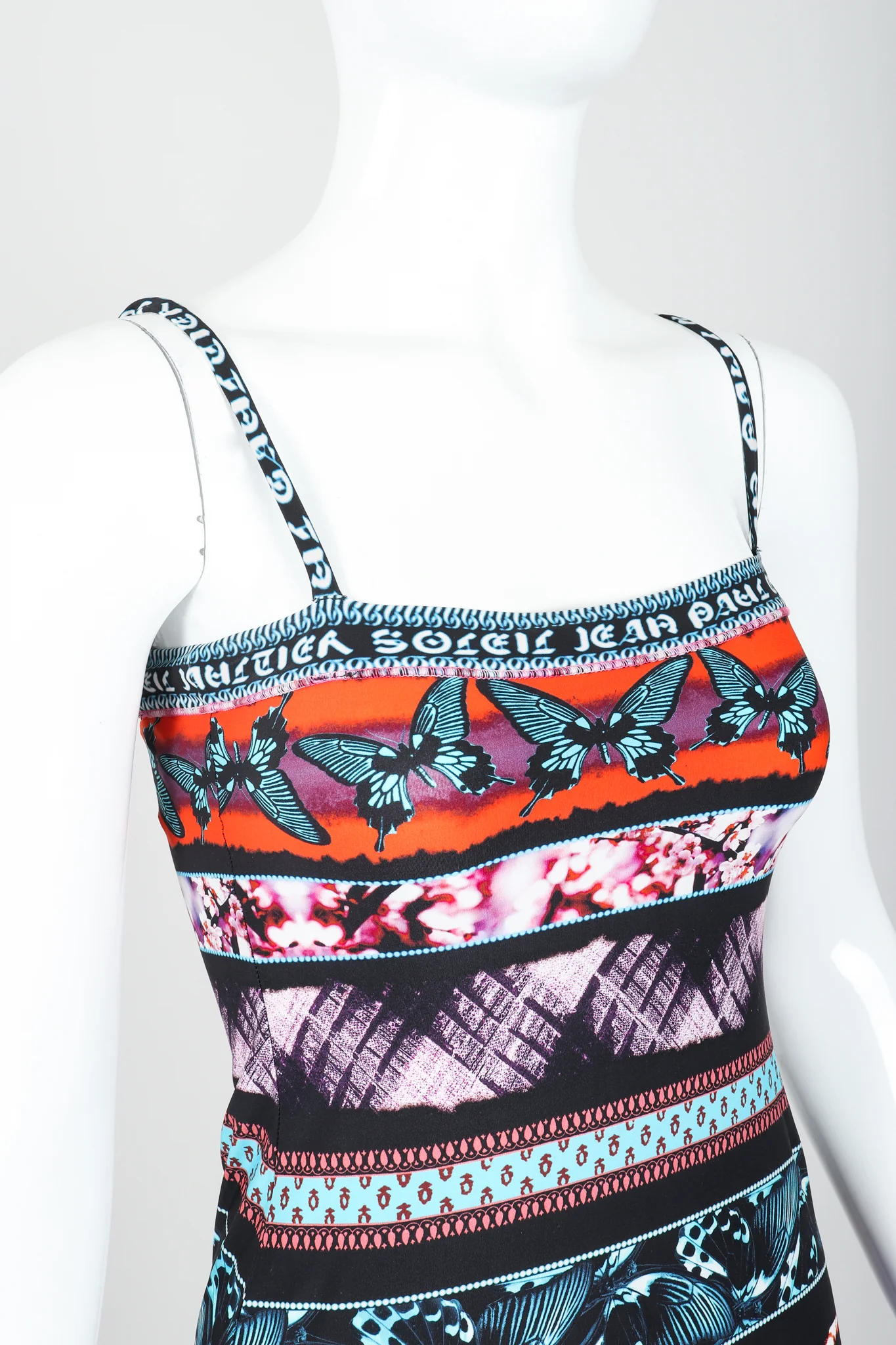 Soleil Stretch Tiered Butterfly Dress - Image 4
