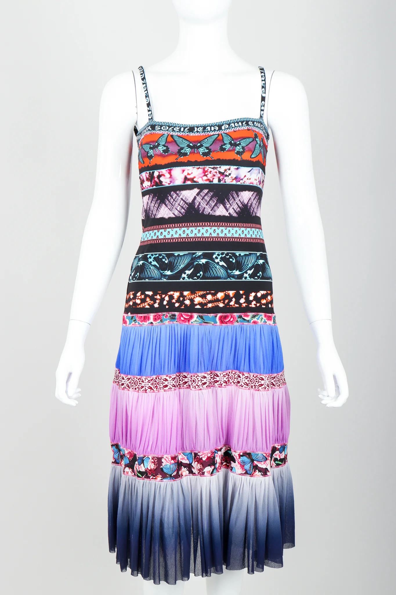 Soleil Stretch Tiered Butterfly Dress - Image 5