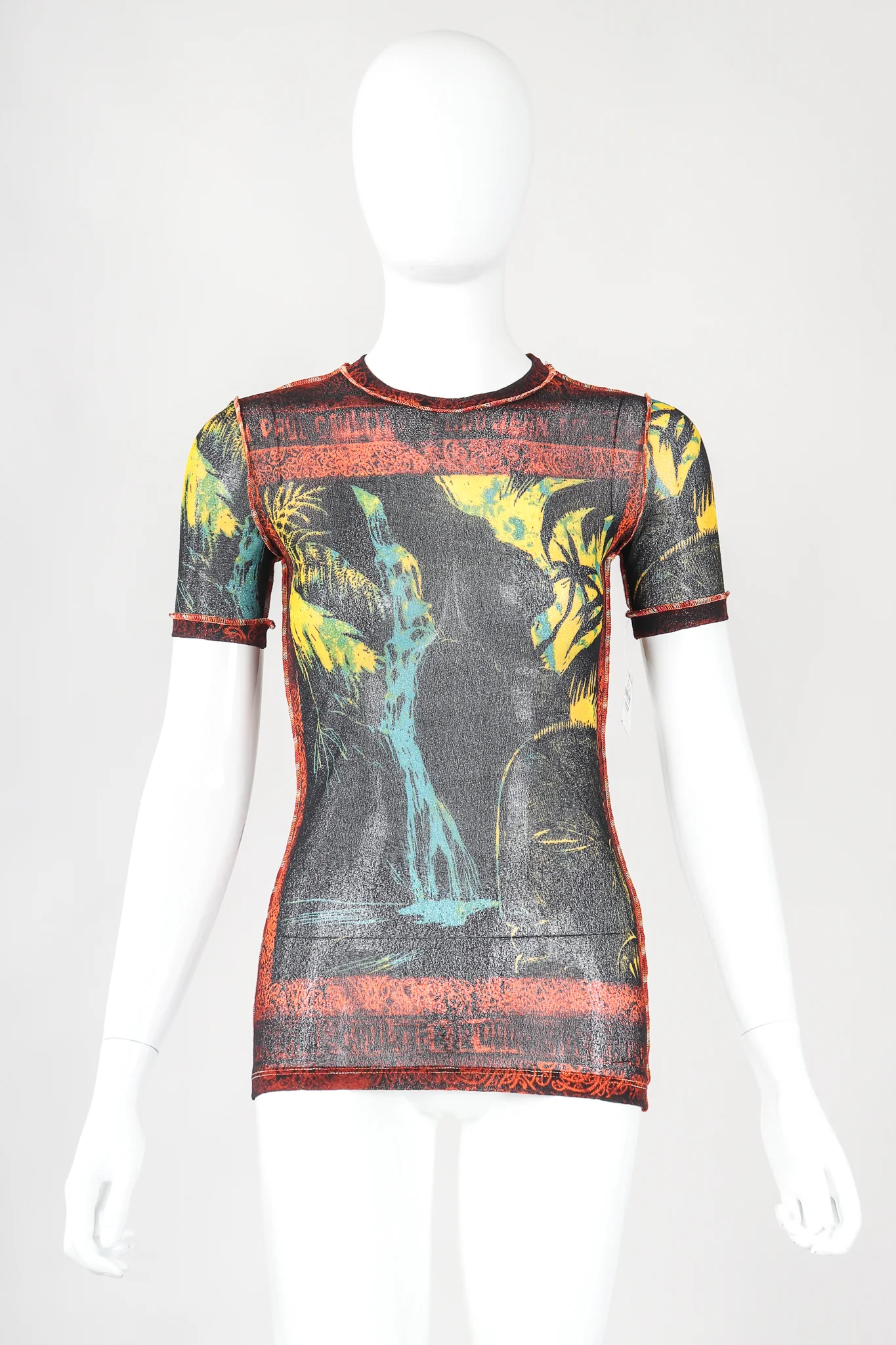 Tiki Waterfall Mesh T-Shirt - Image 2