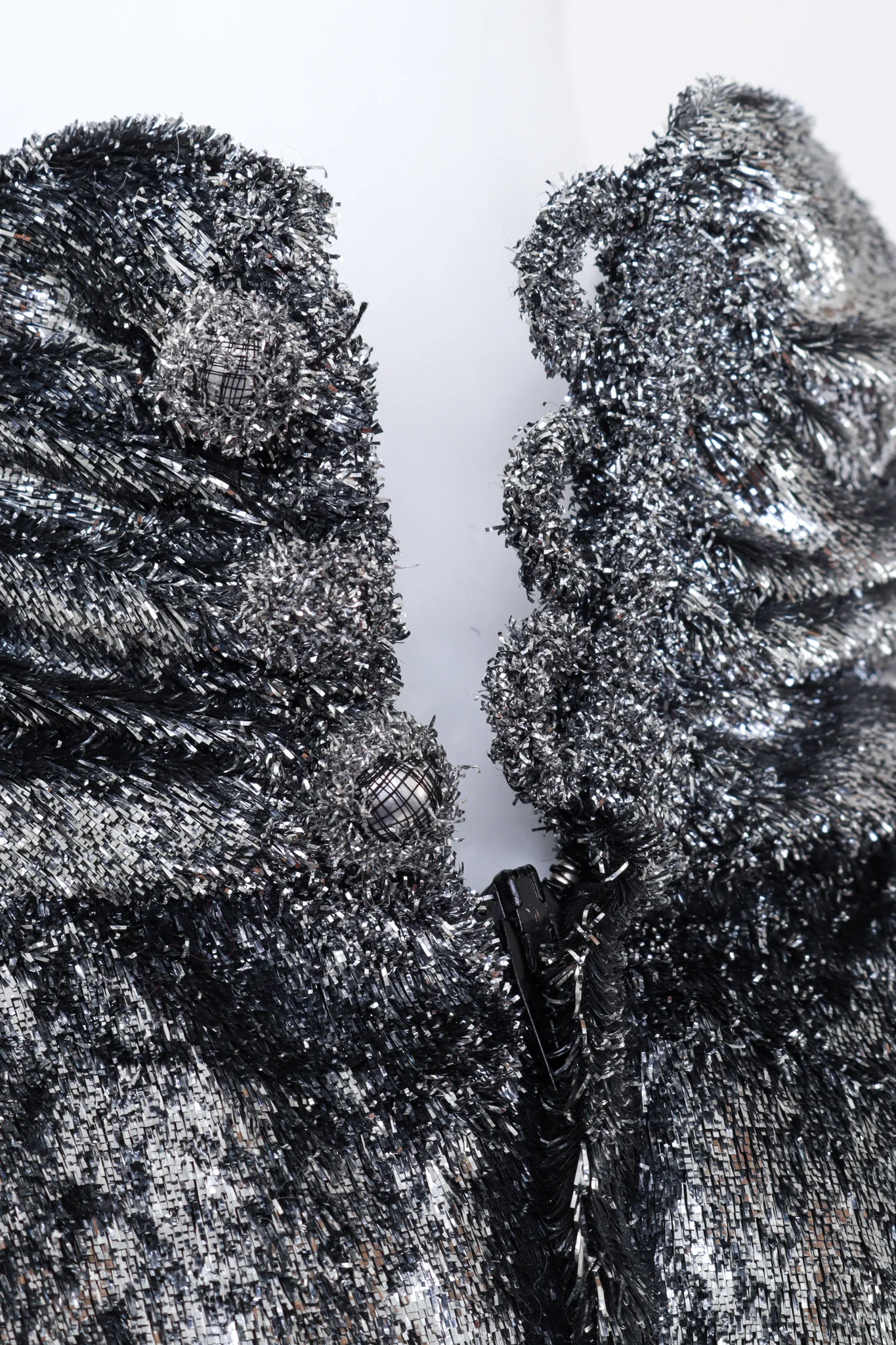 Tinsel Mock Neck Dress - Image 5