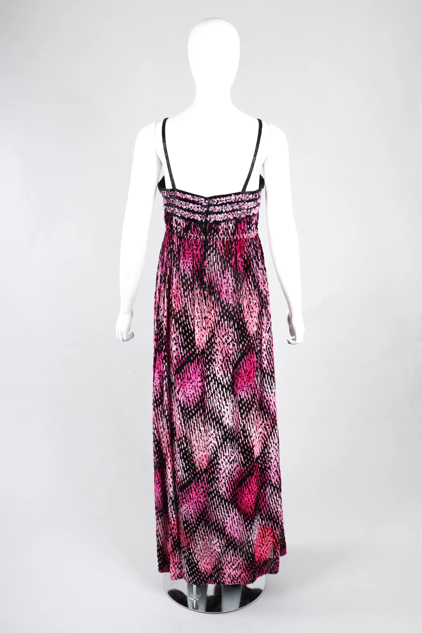 Tinsel Velvet Burnout Gown - Image 6