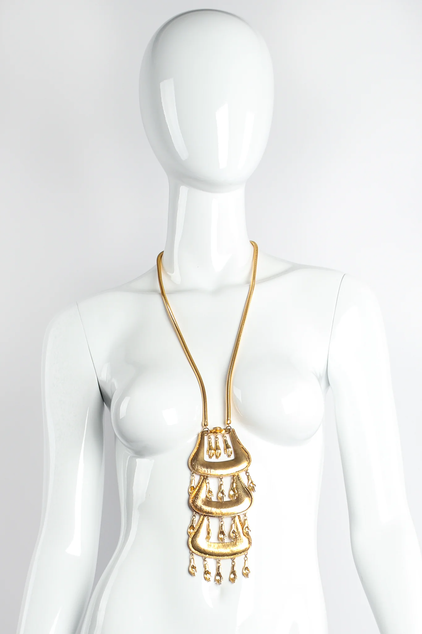 Tiny Hand Tiered Buckle Pendant - Image 2
