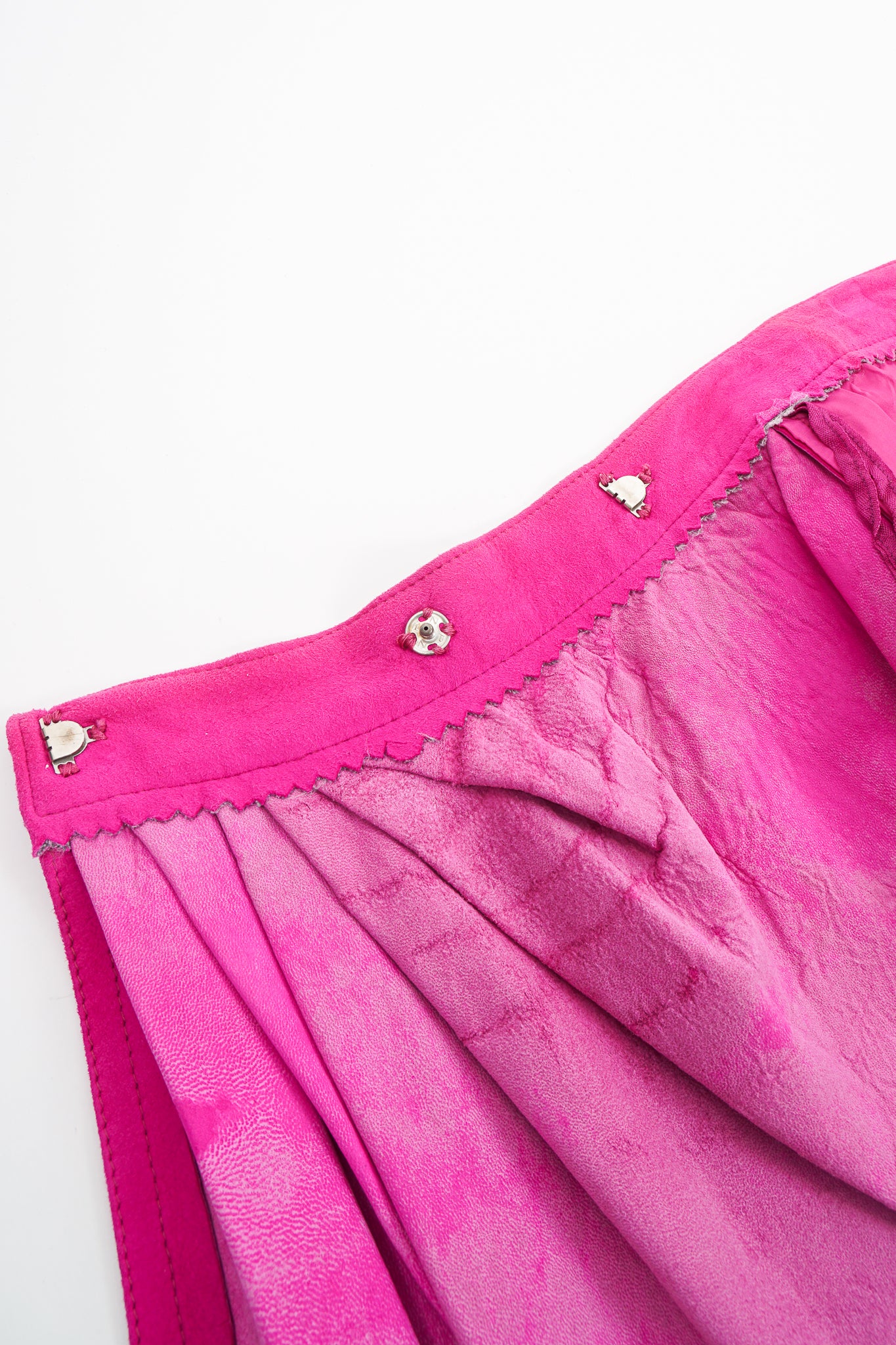Tissue Suede Wrap Skirt - Image 6