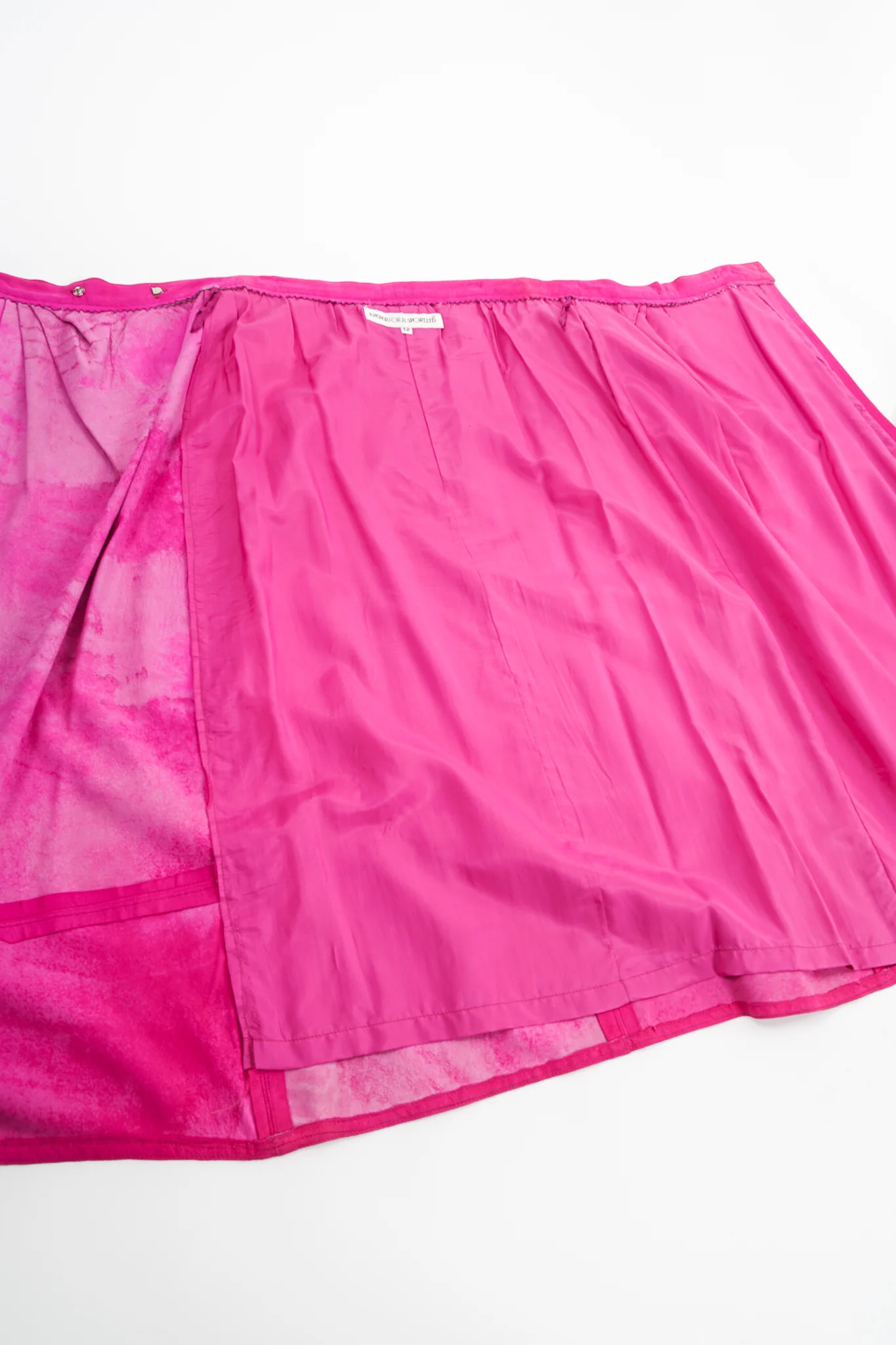 Tissue Suede Wrap Skirt - Image 7