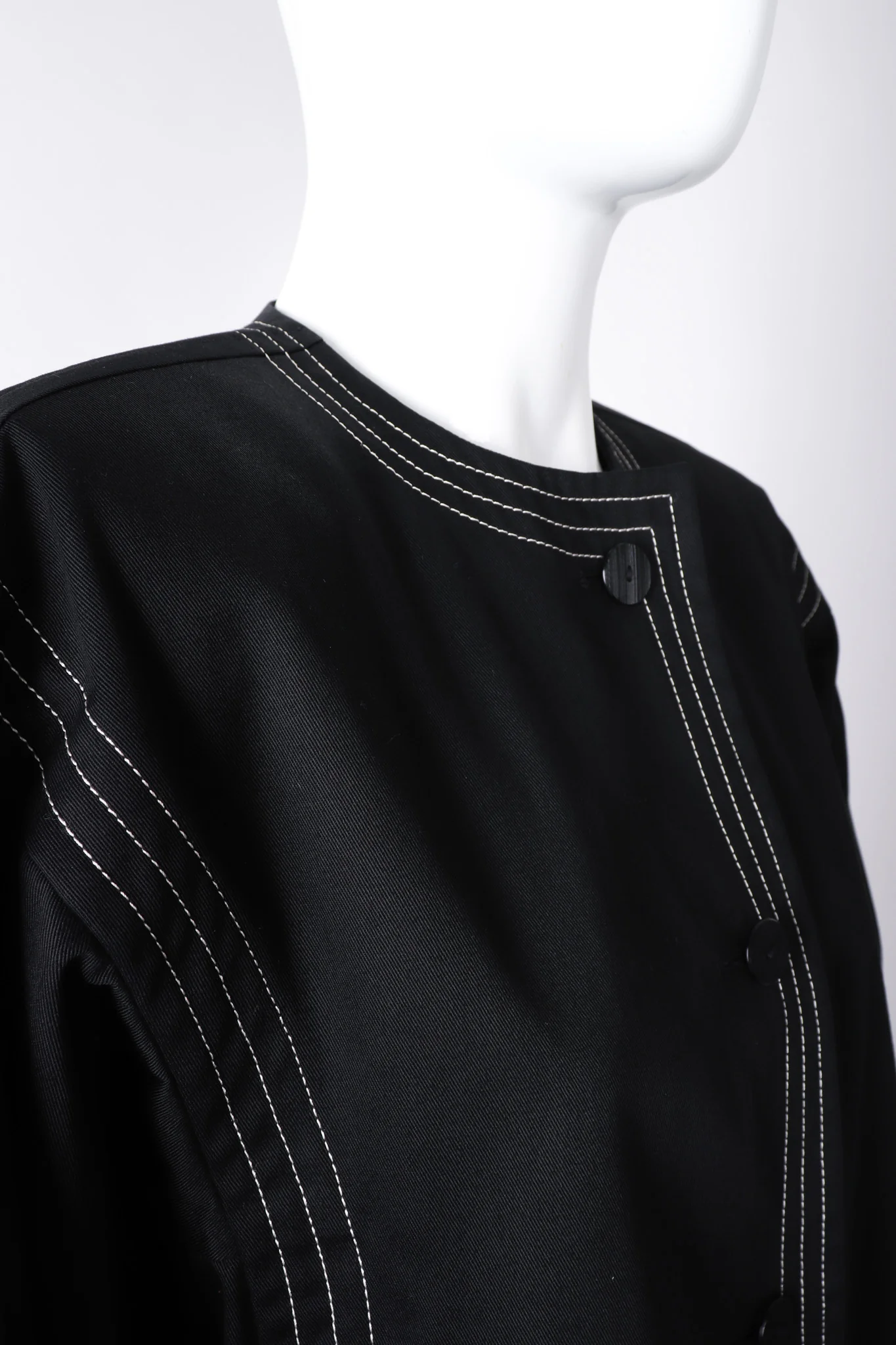 Topstitched Swing Coat - Image 2