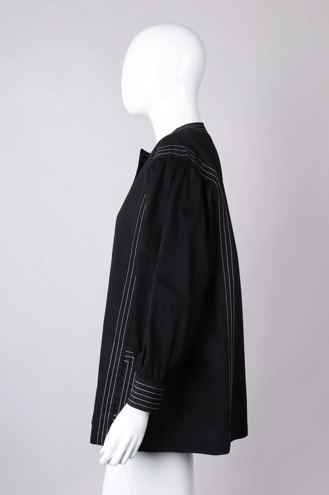 Topstitched Swing Coat - Image 6