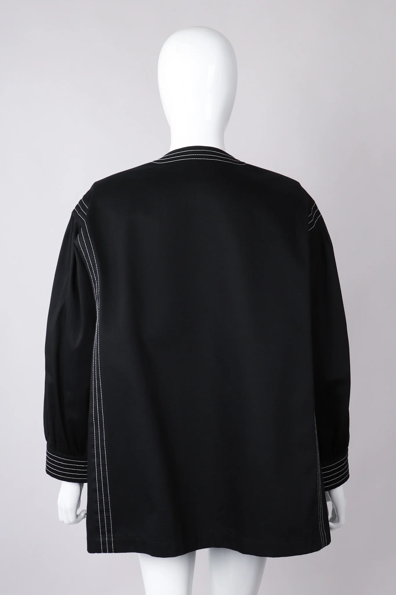 Topstitched Swing Coat - Image 8