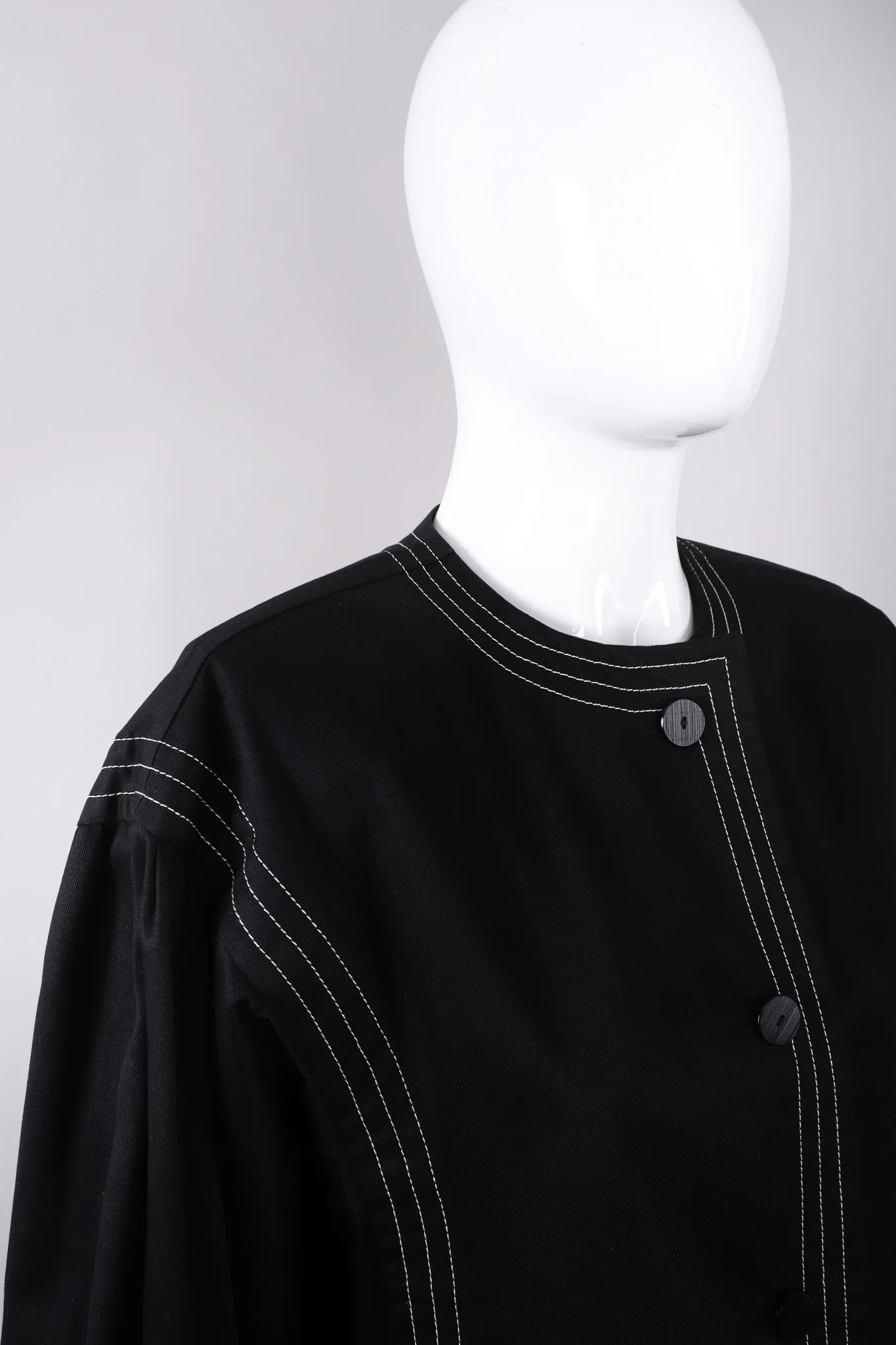 Topstitched Swing Coat - Image 9