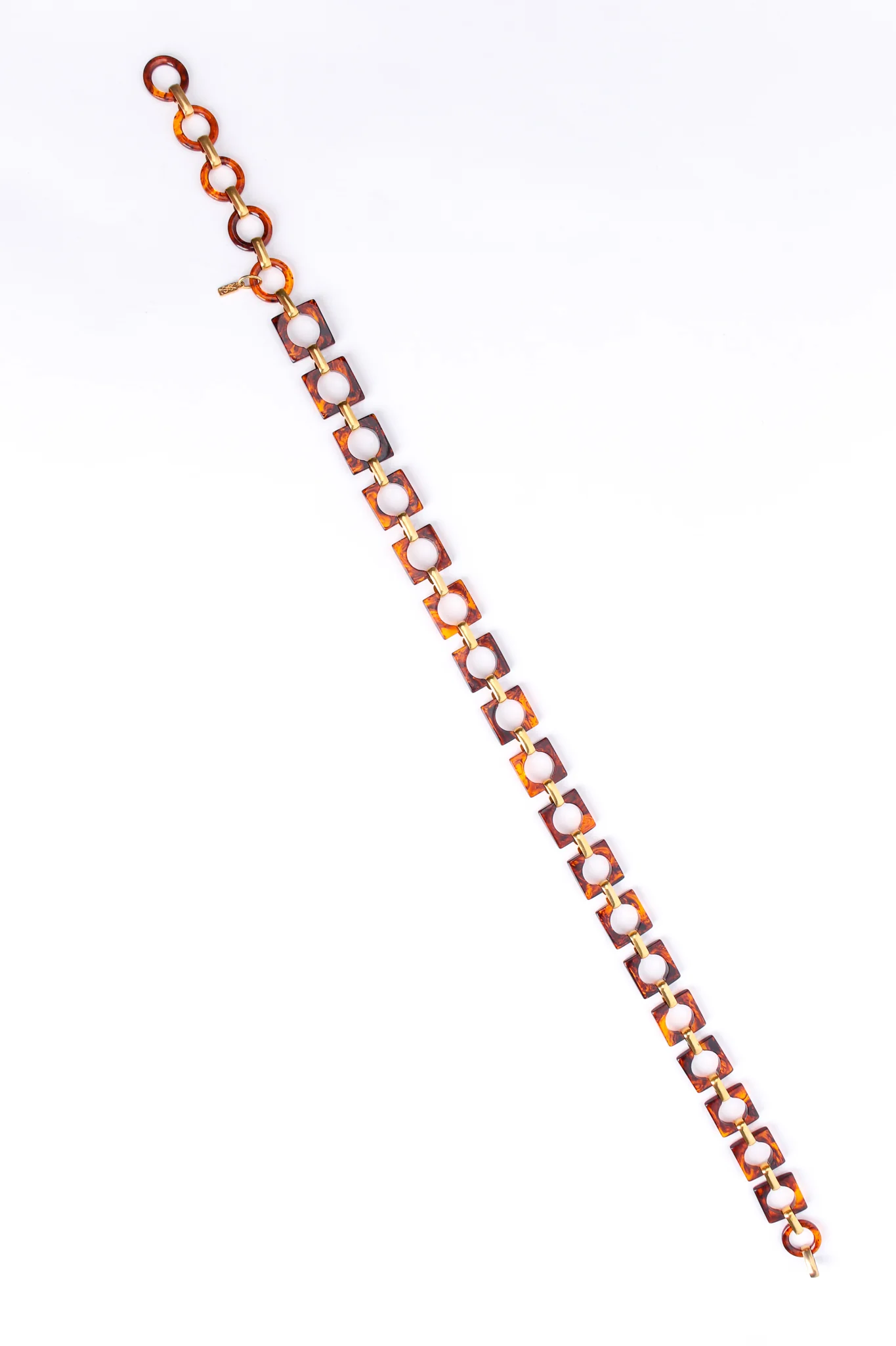 Tortoise Square Link Chain Belt - Image 5