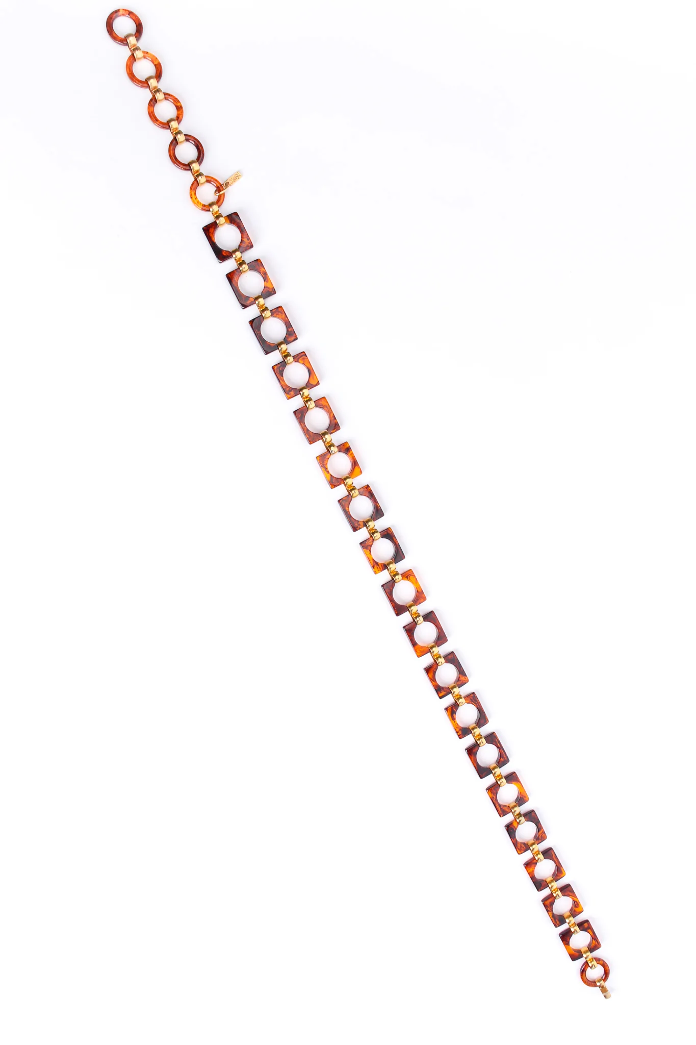 Tortoise Square Link Chain Belt - Image 6
