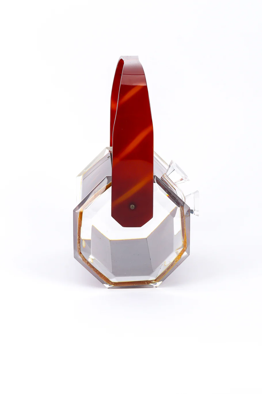 Tortoiseshell Lucite Box Bag - Image 2