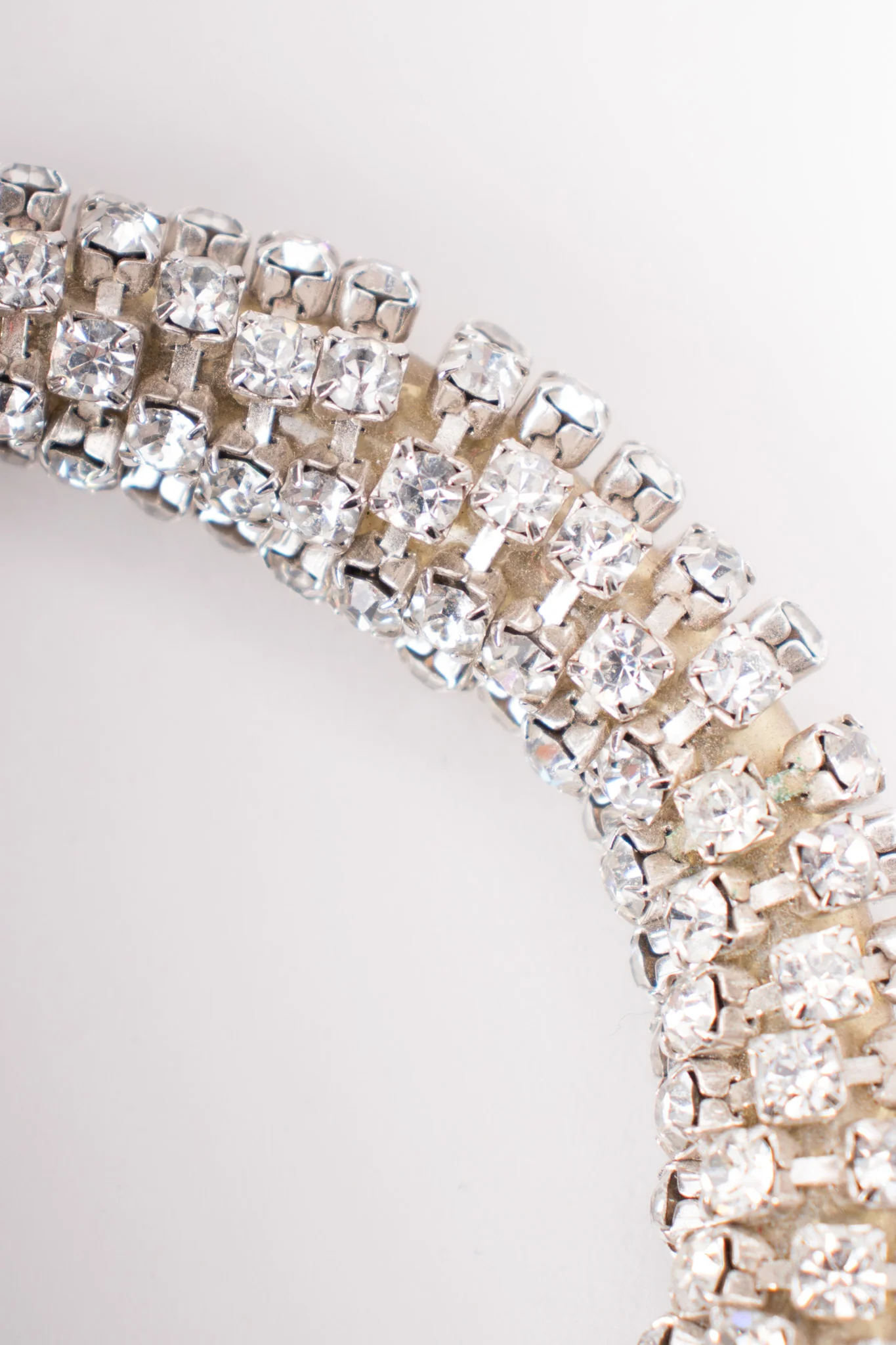 Tricolor Rhinestone Bangle Set - Image 14