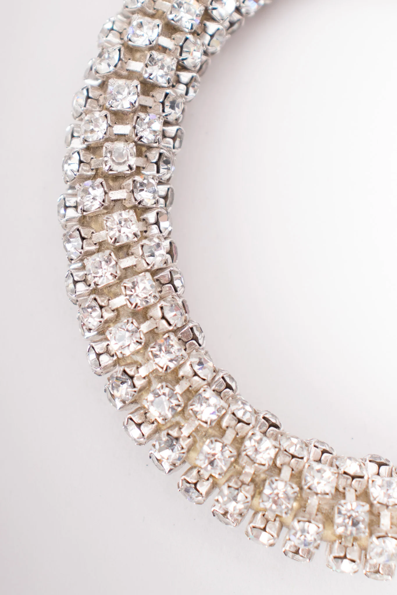 Tricolor Rhinestone Bangle Set - Image 15