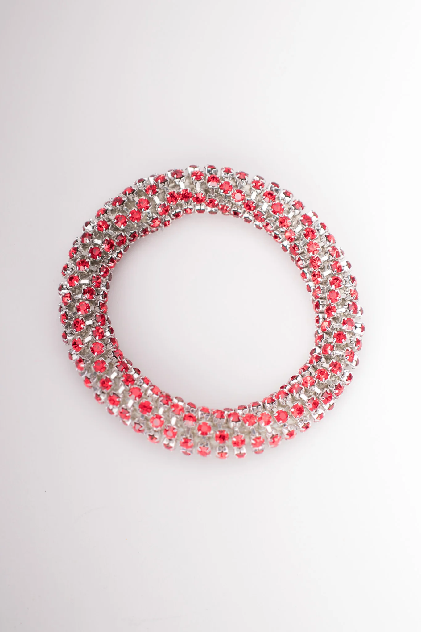 Tricolor Rhinestone Bangle Set - Image 19