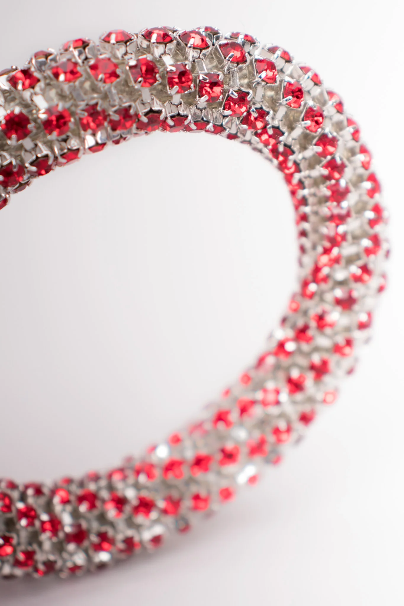 Tricolor Rhinestone Bangle Set - Image 22