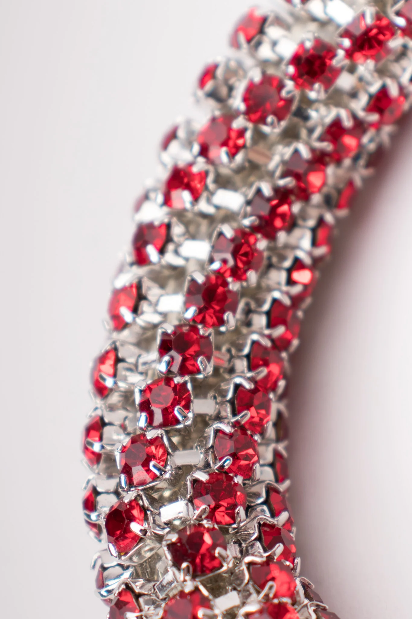 Tricolor Rhinestone Bangle Set - Image 23