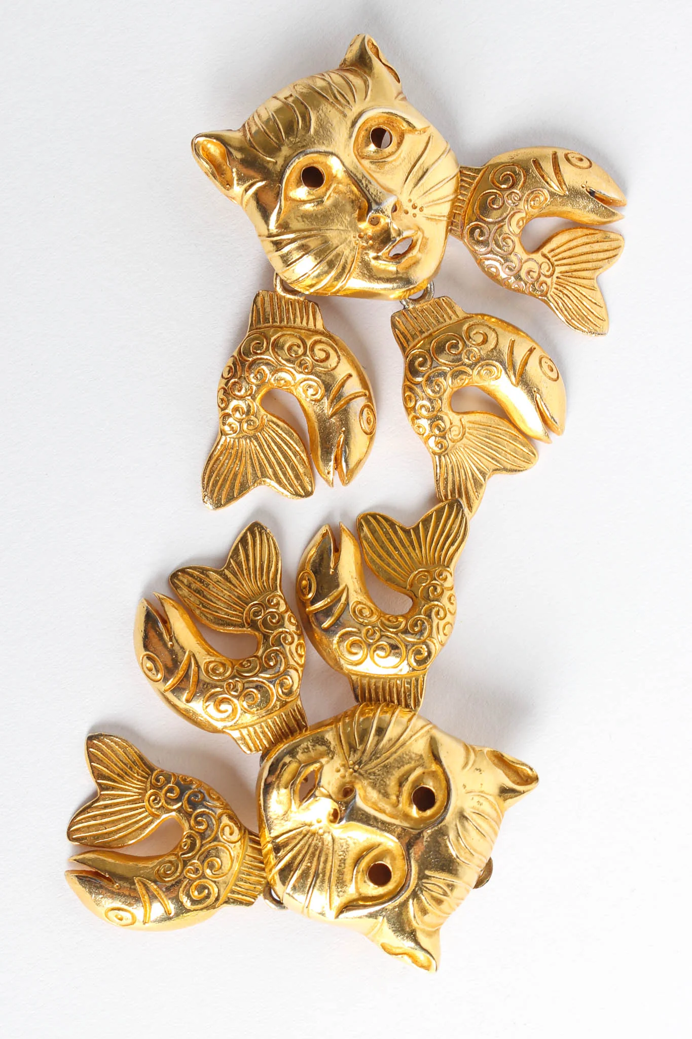Triple Cat Fish Earrings