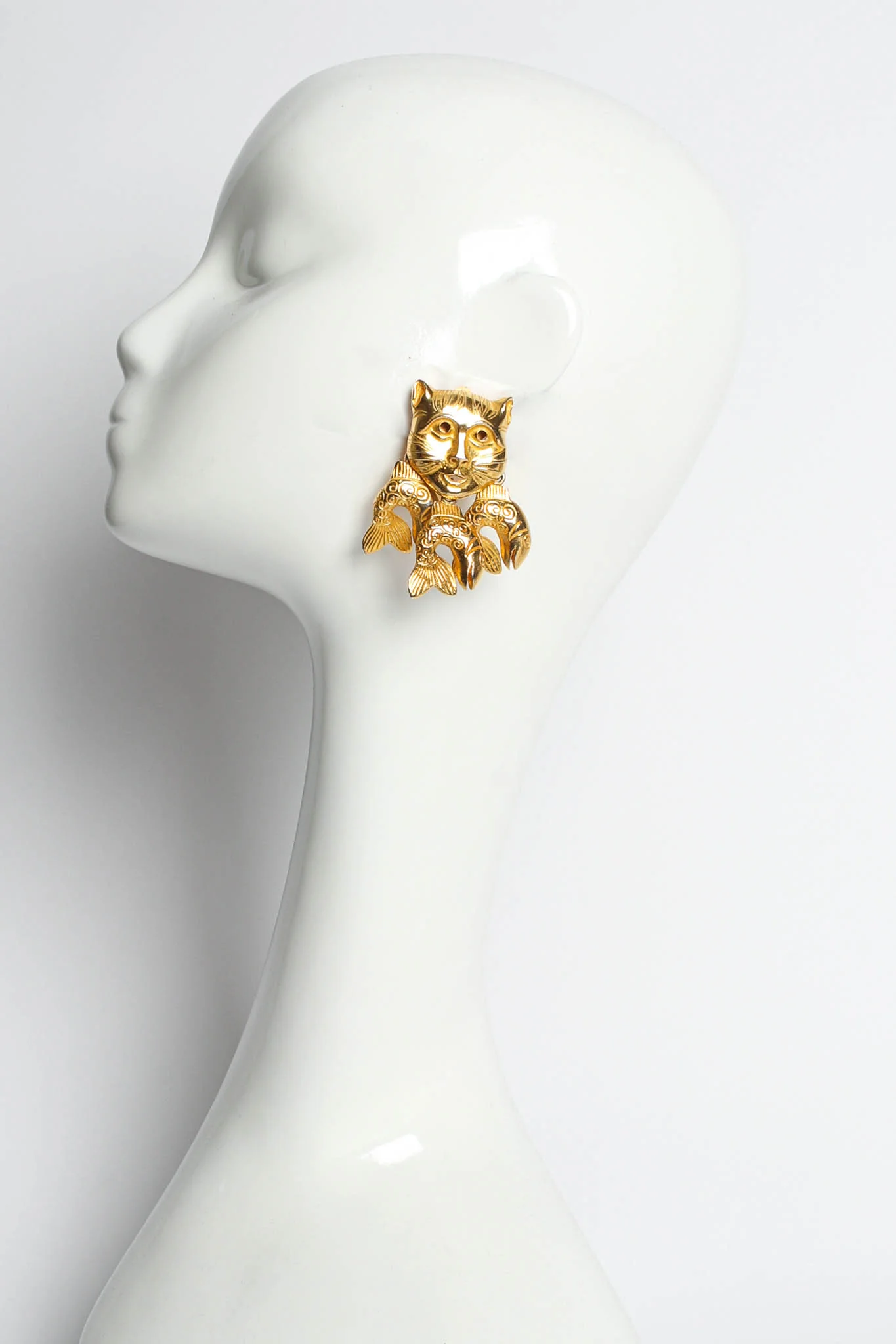 Triple Cat Fish Earrings - Image 4