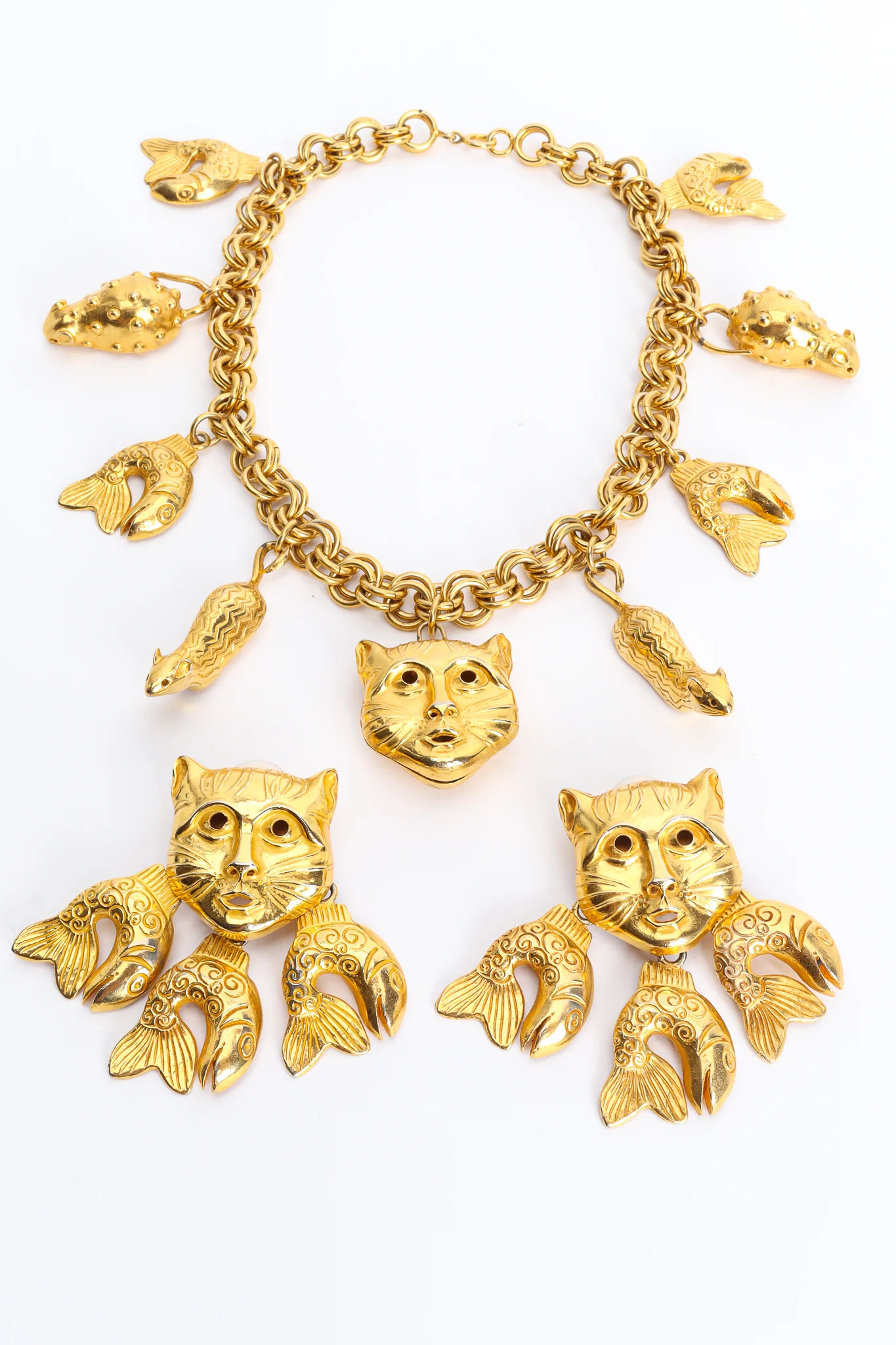 Triple Cat Fish Earrings - Image 6