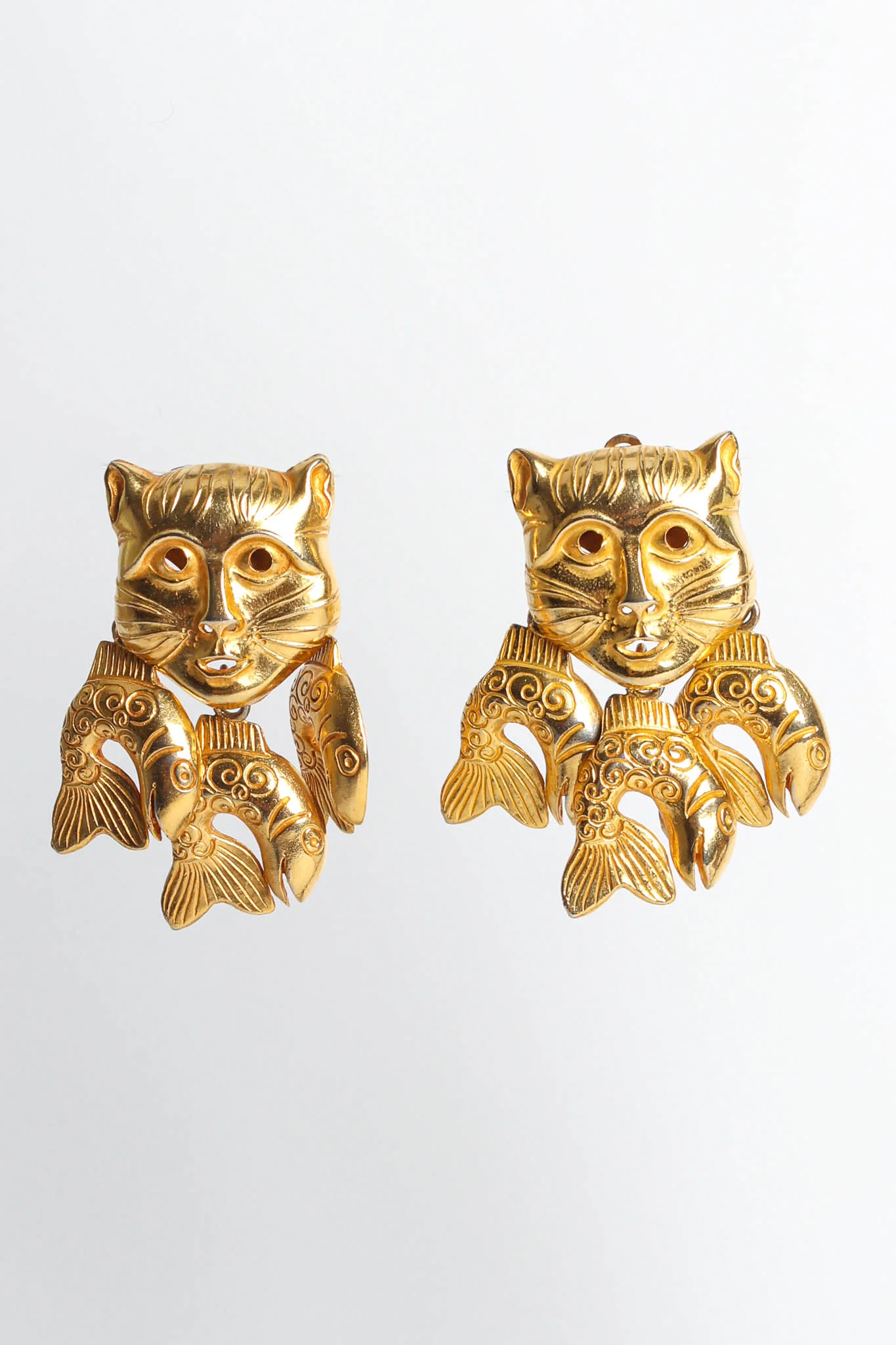 Triple Cat Fish Earrings - Image 7
