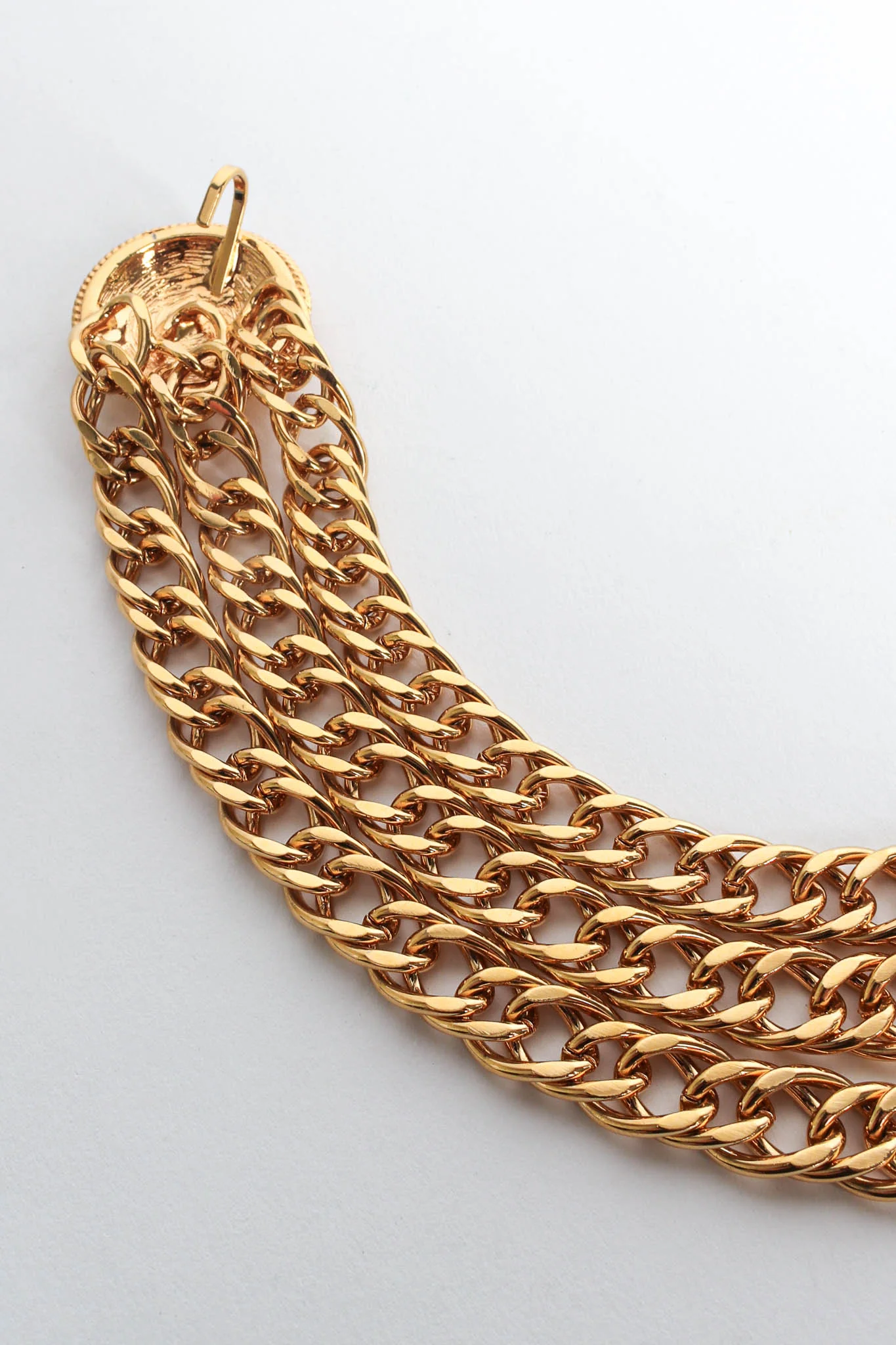 Triple Chain Logo Charm Belt - Image 8