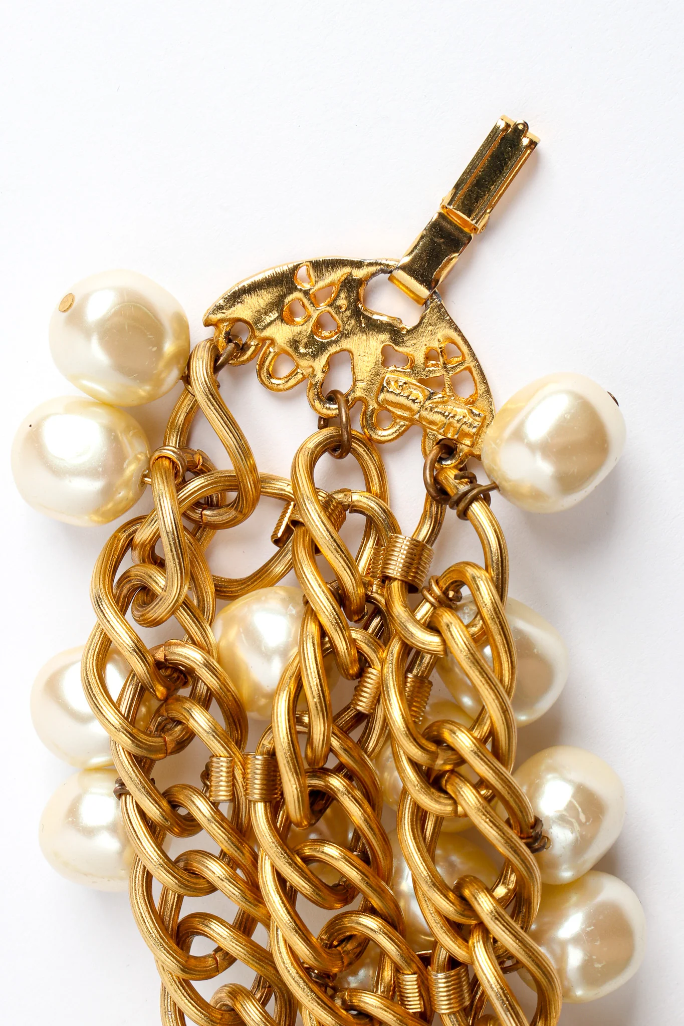 Triple Chain Pearl Collar - Image 10