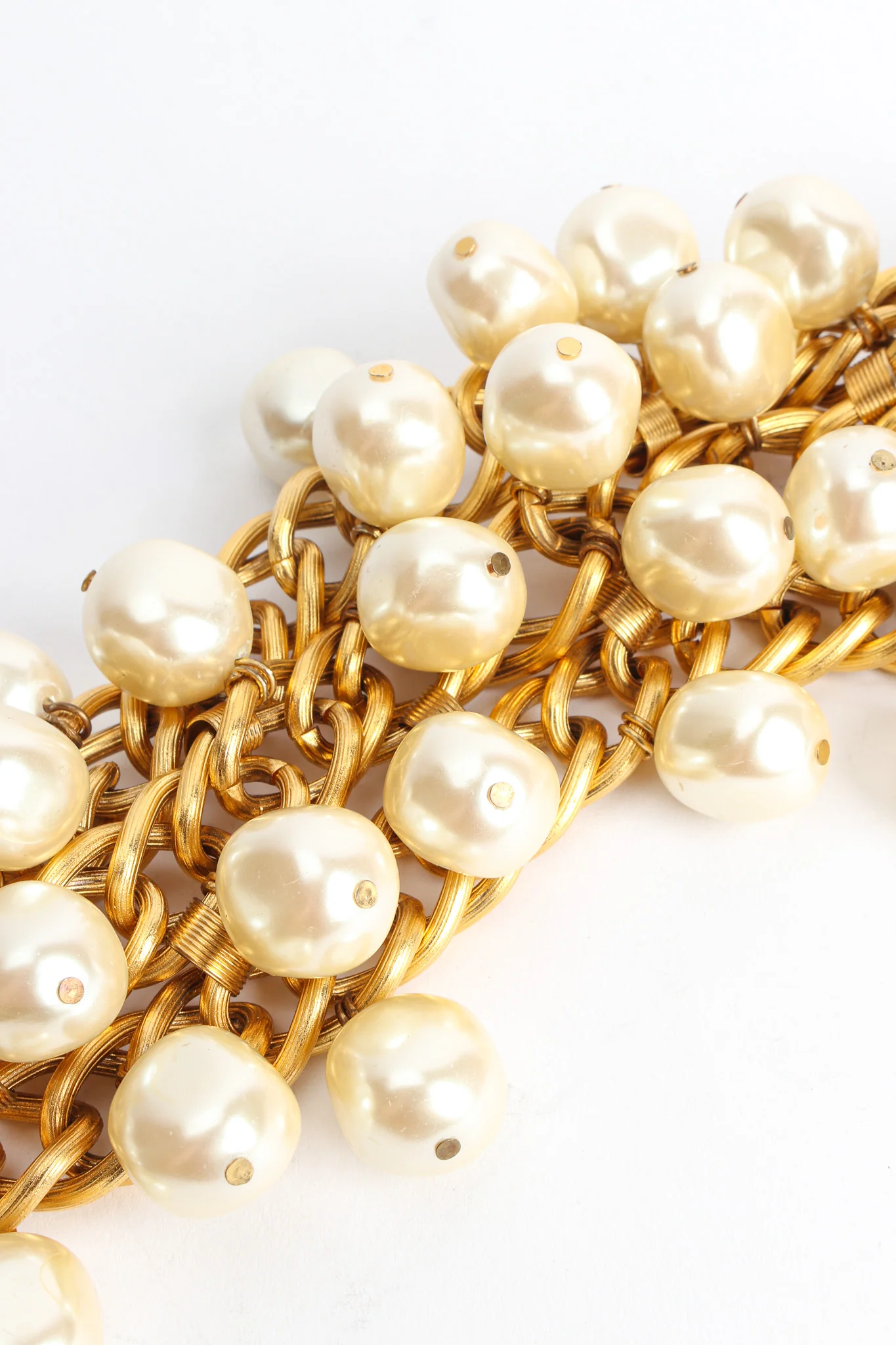 Triple Chain Pearl Collar - Image 6