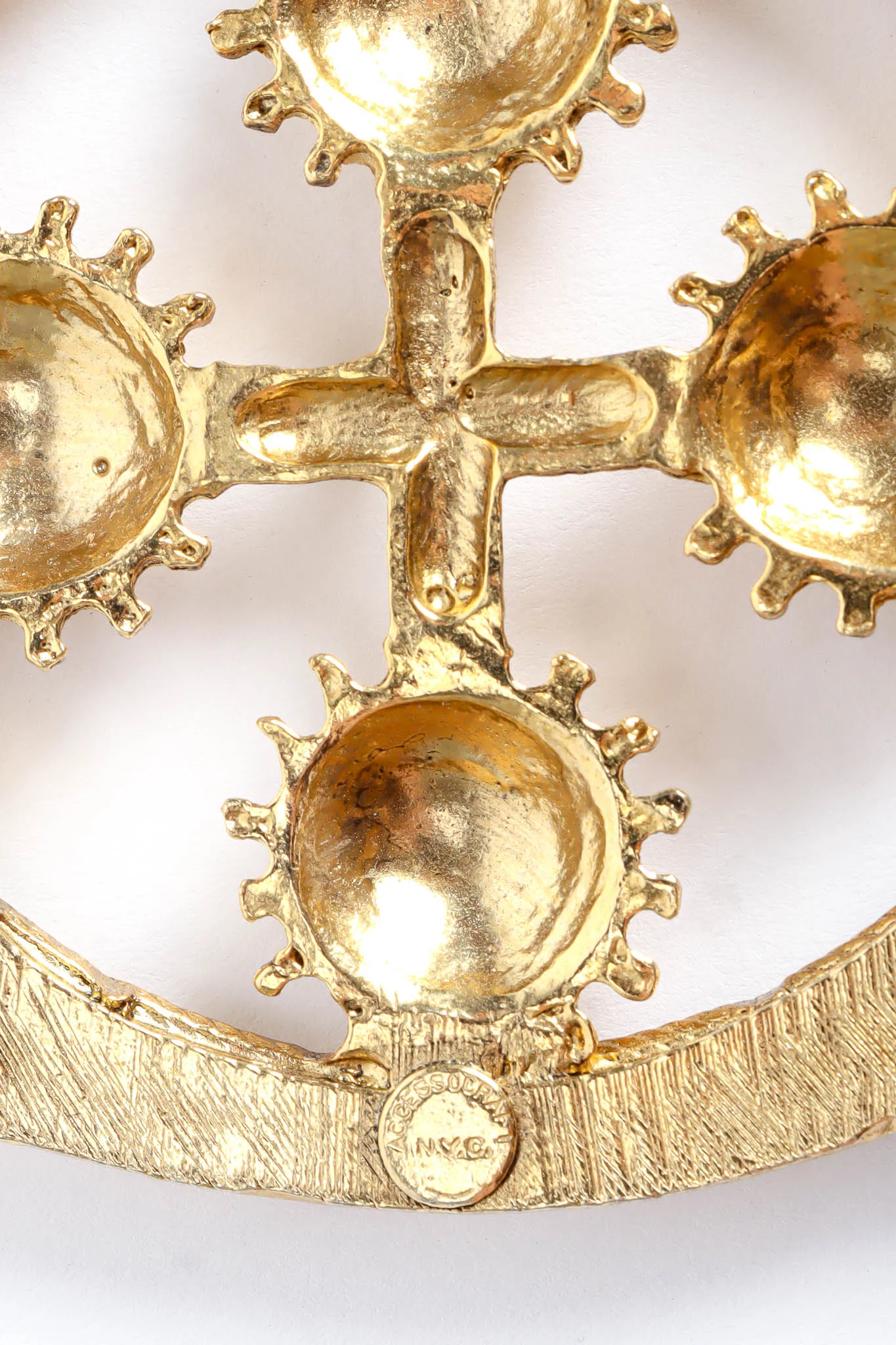 Triple Cross Plate Necklace - Image 10