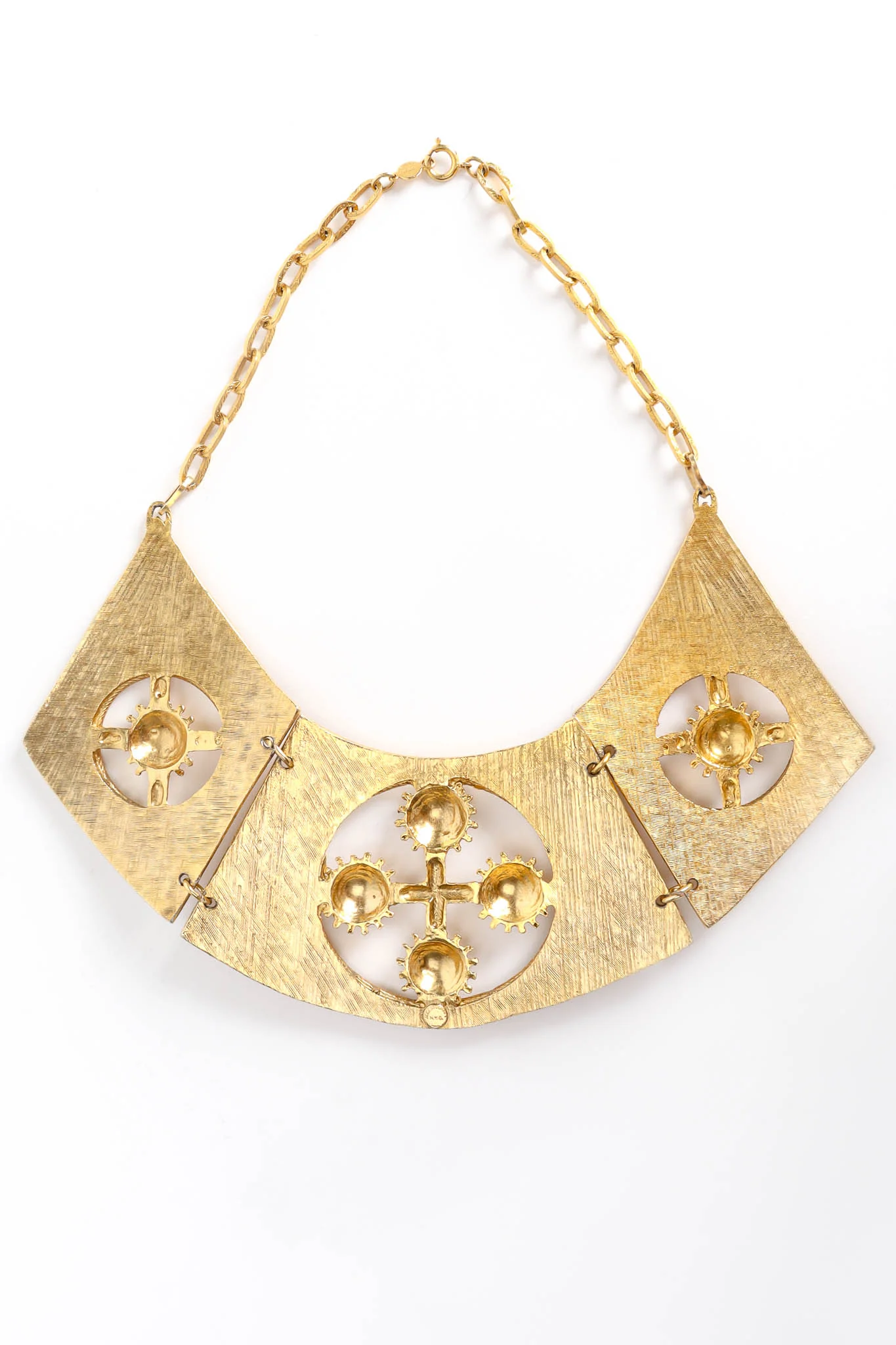 Triple Cross Plate Necklace - Image 4