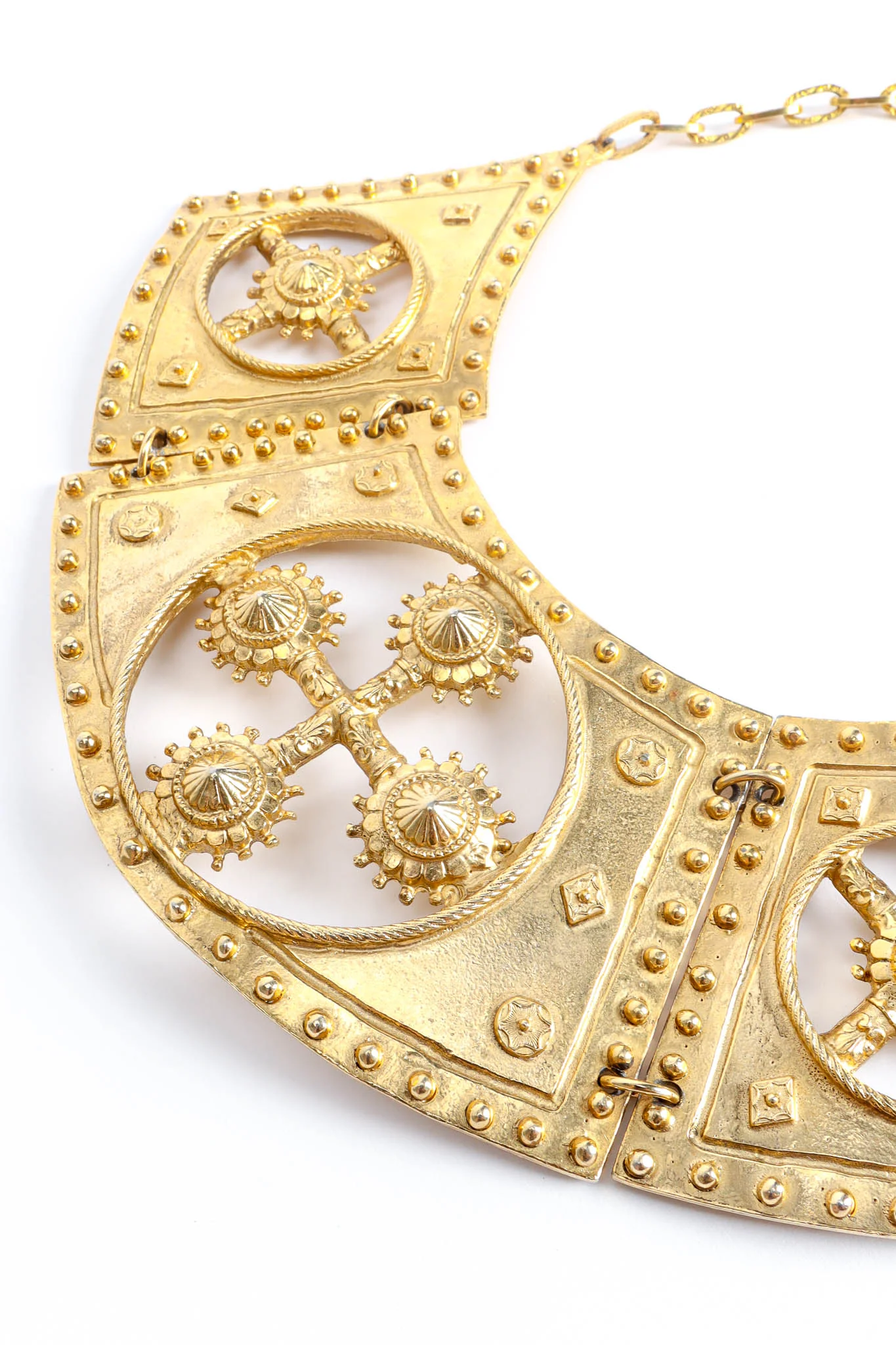 Triple Cross Plate Necklace - Image 5