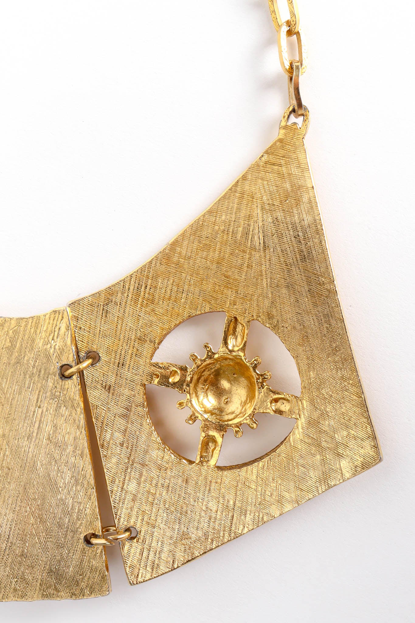 Triple Cross Plate Necklace - Image 8