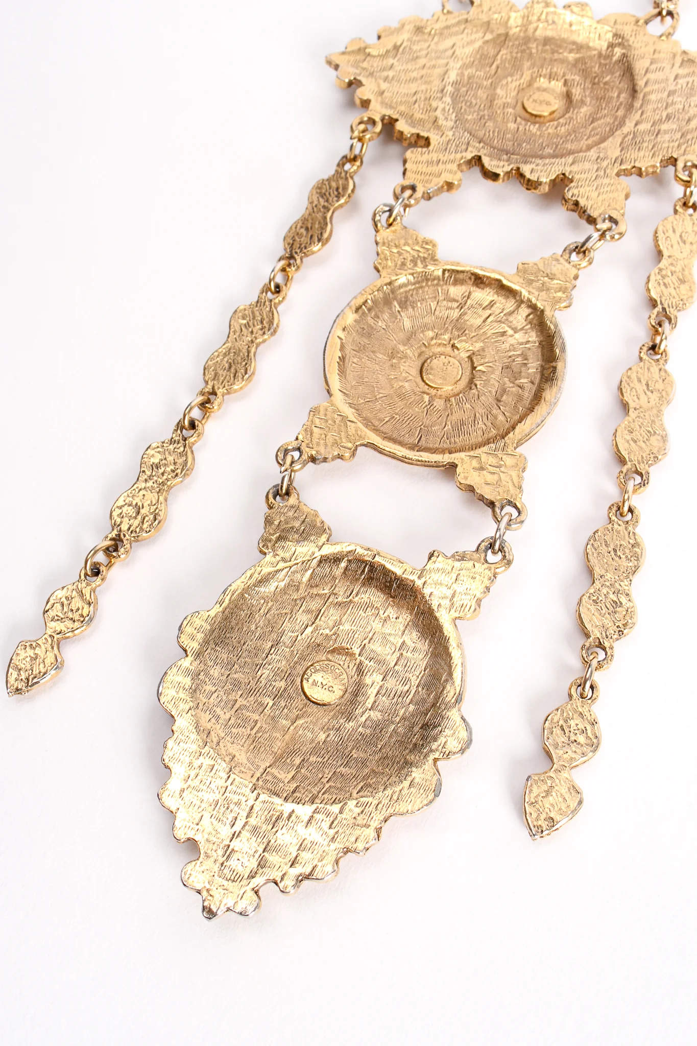 Triple Medallion Plate Pendant - Image 11