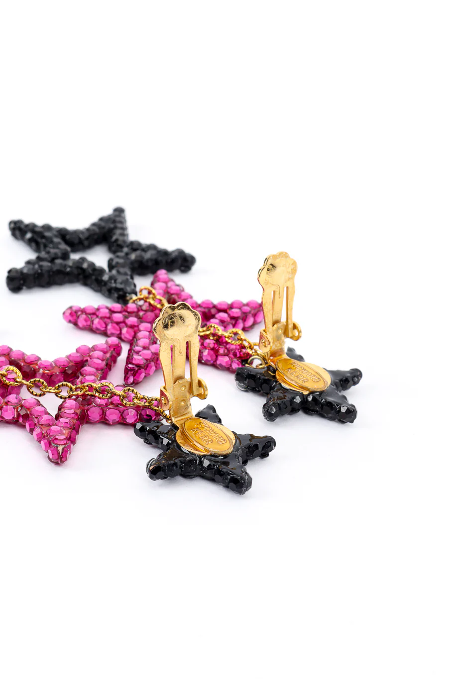 Triple Star Drop Earrings - Image 7
