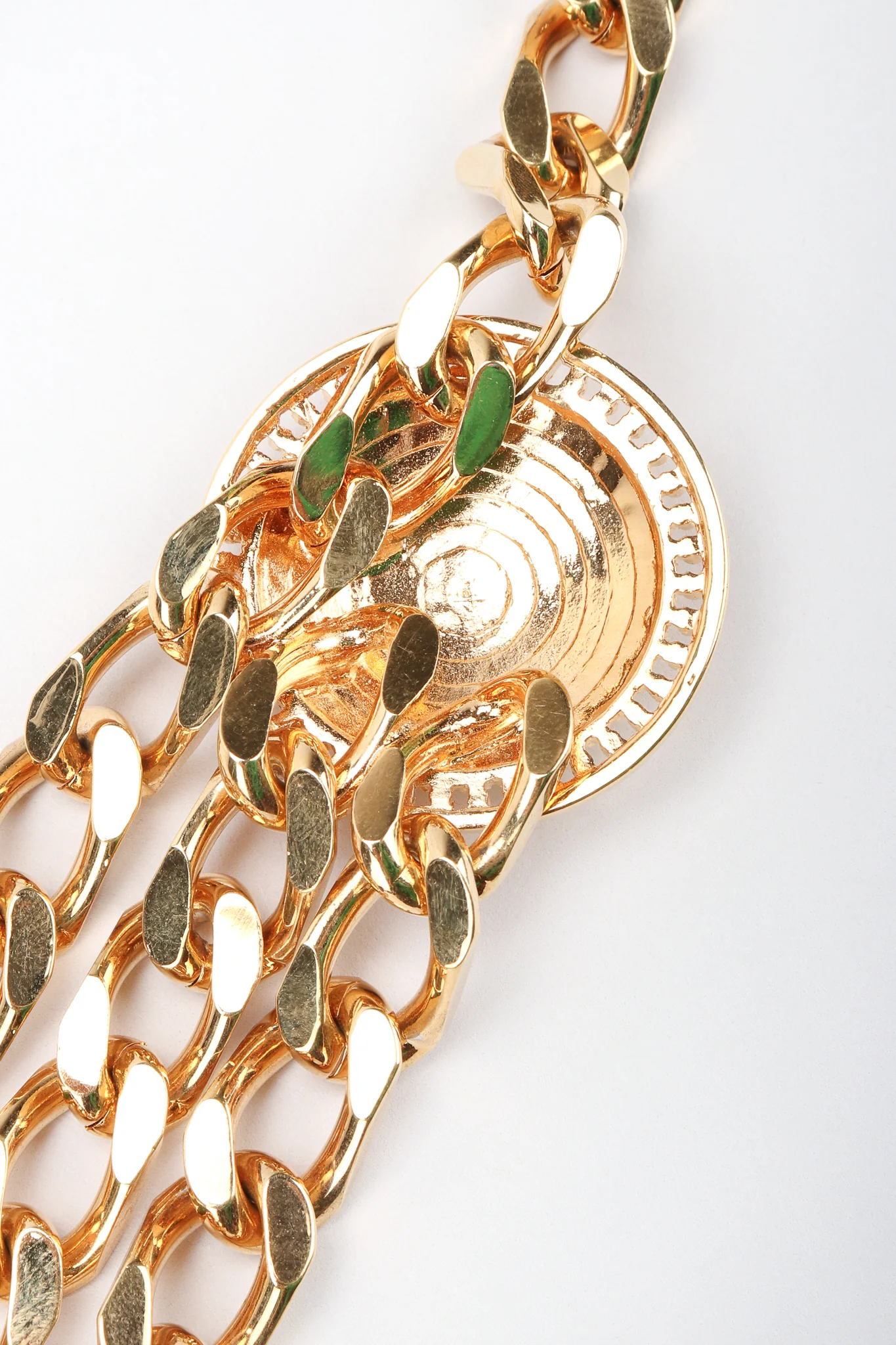Triple-Strand Enamel Logo Chain Belt - Image 10