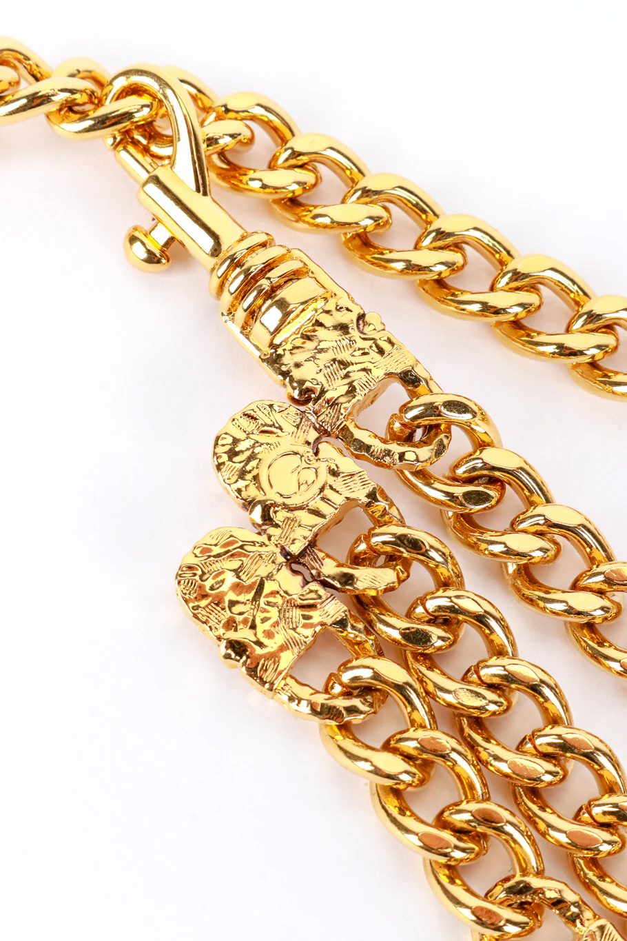 Triple-Strand Hammered Curb Chain Belt - Image 5