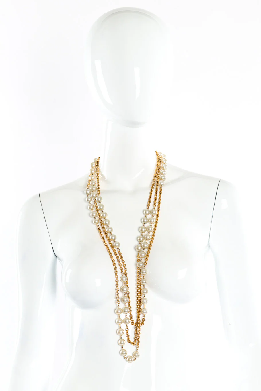 Triple Strand Pearl Necklace
