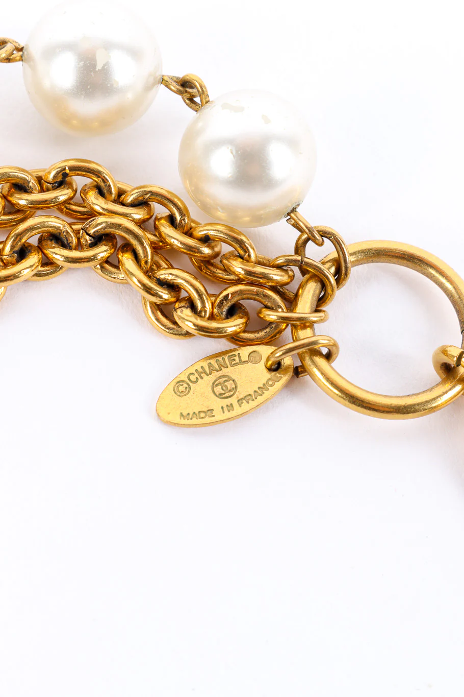 Triple Strand Pearl Necklace - Image 7