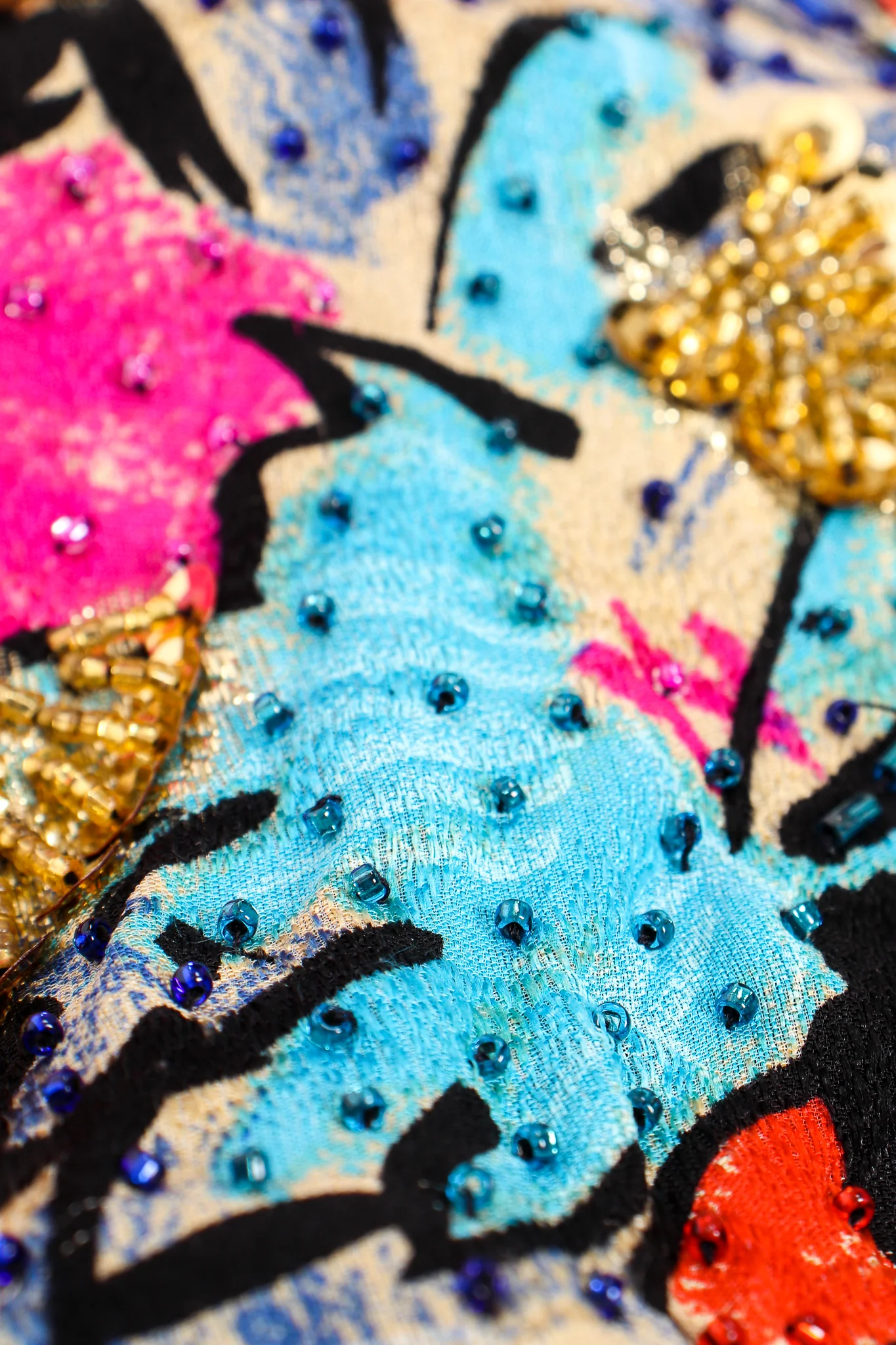 Tropical Beaded Silk Duster - Image 18