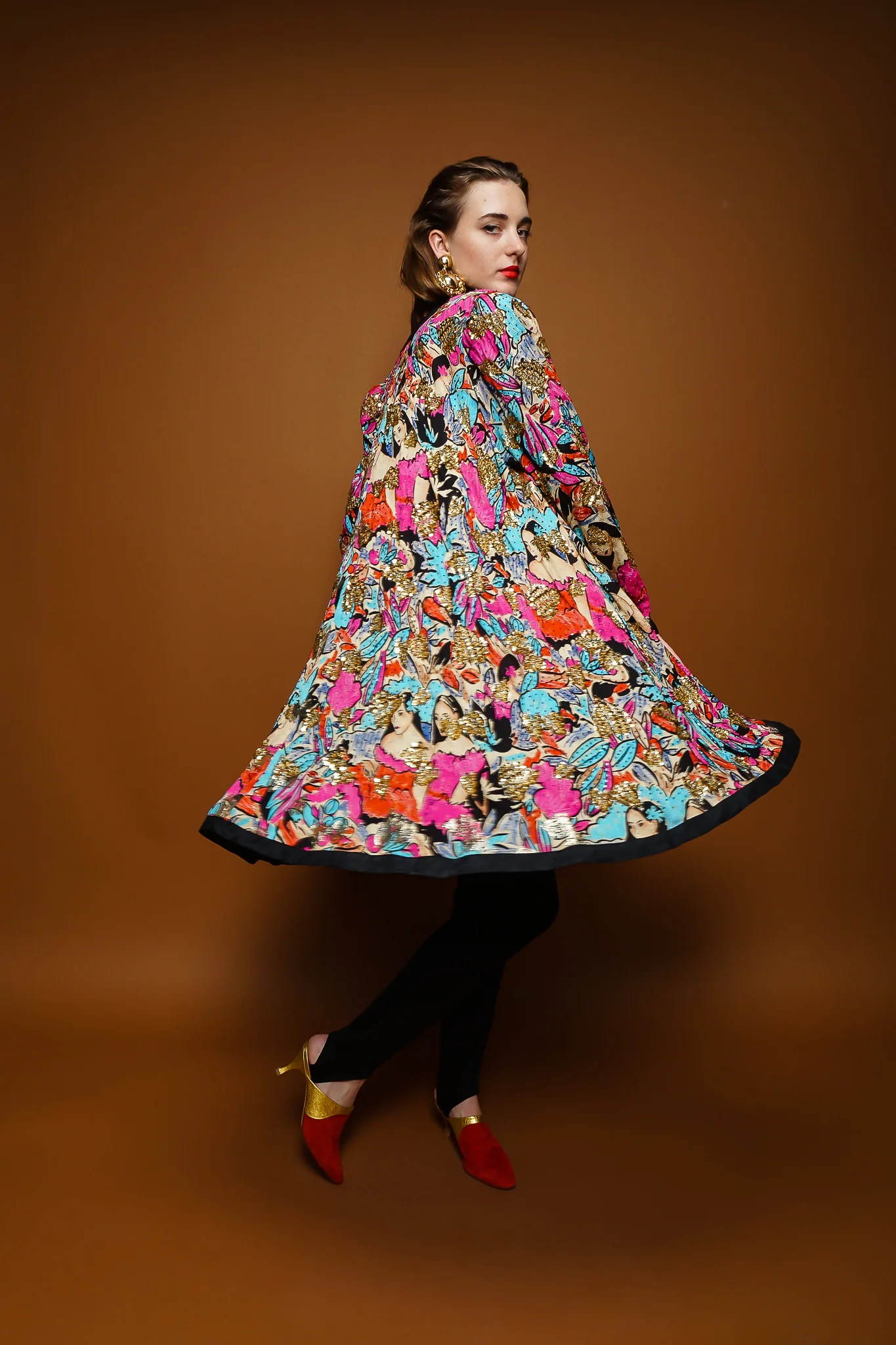 Tropical Beaded Silk Duster - Image 4