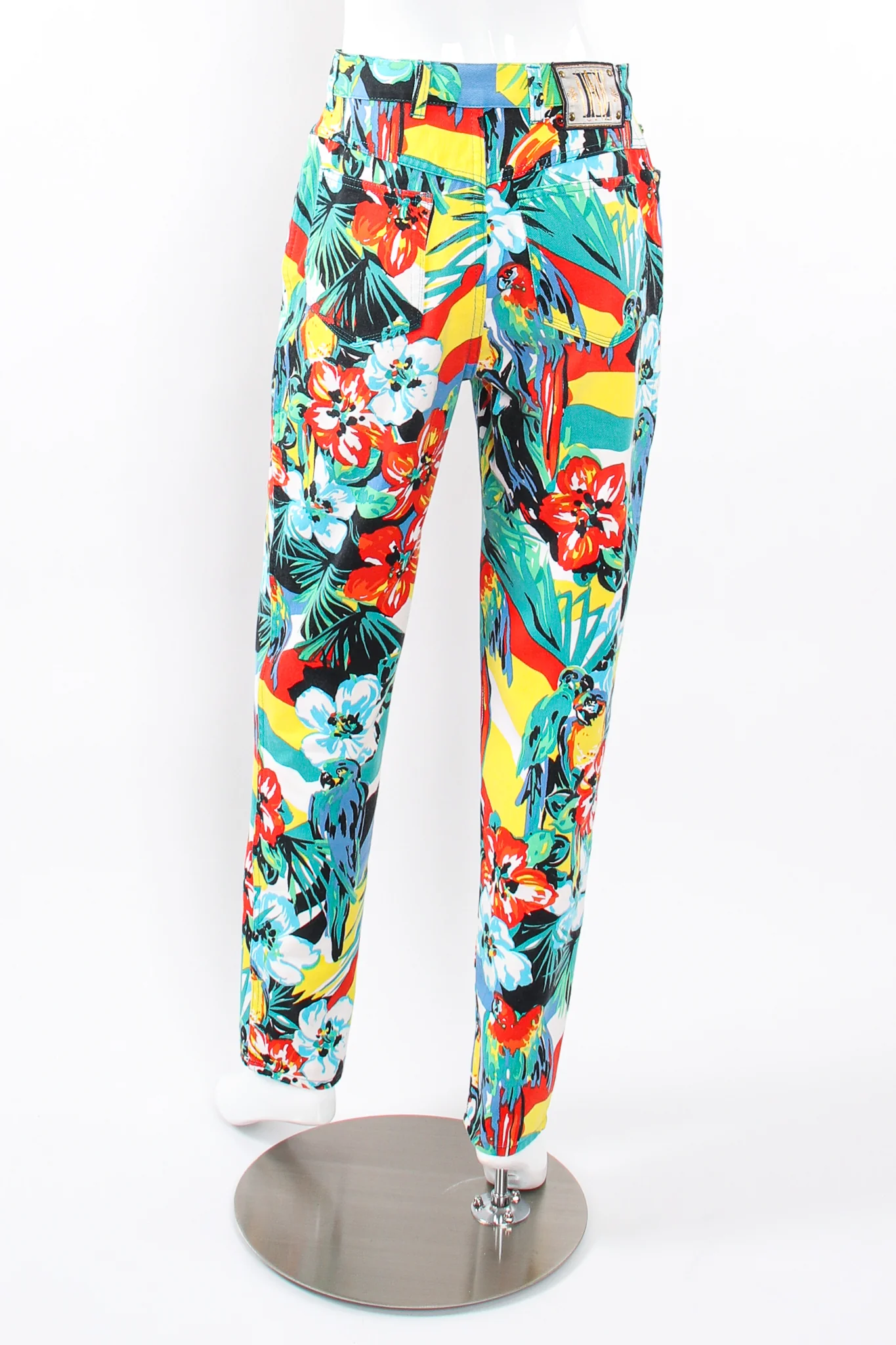 Tropical Parrot Denim Jacket & Pant Set - Image 14