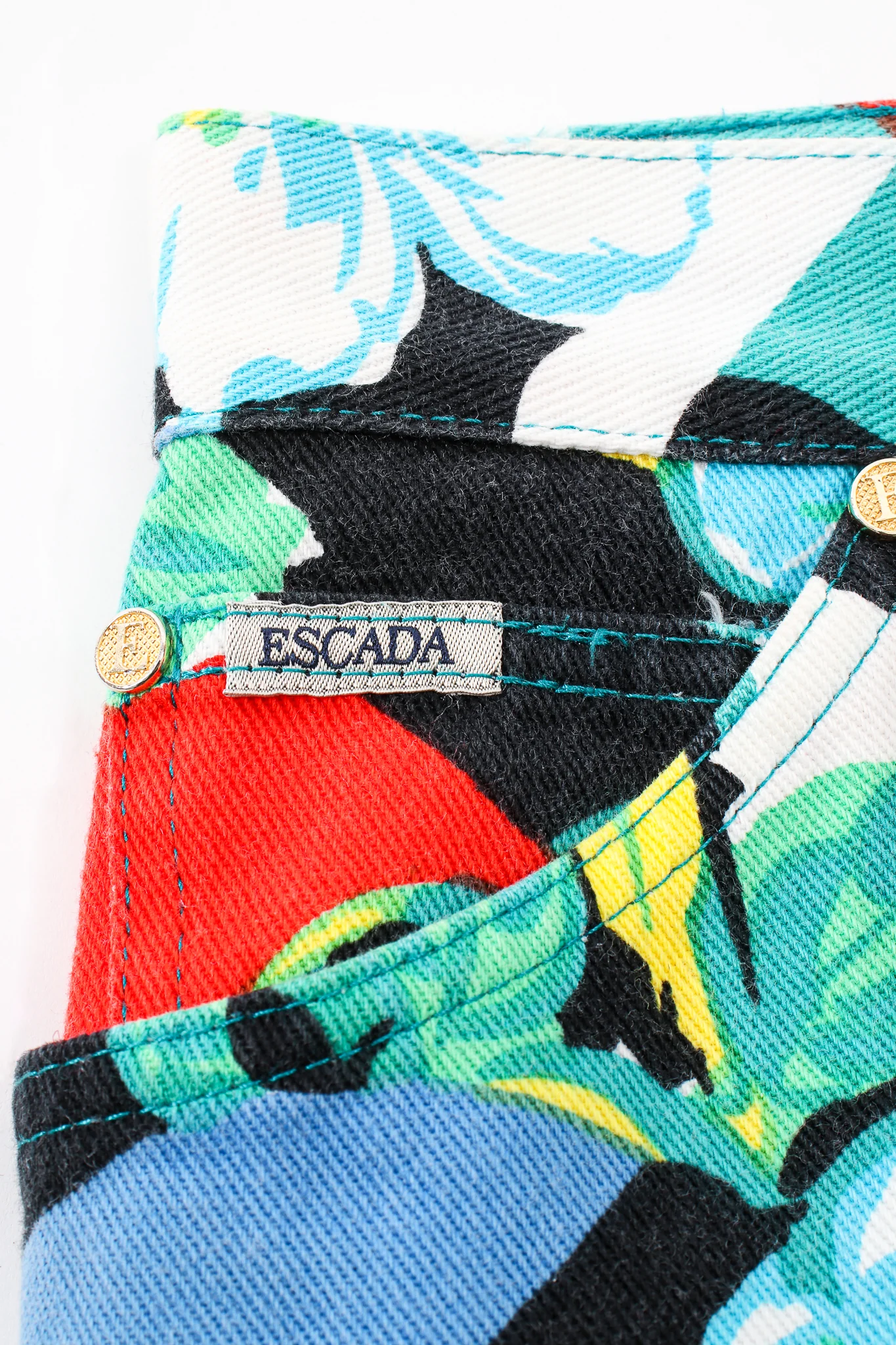 Tropical Parrot Denim Jacket & Pant Set - Image 16