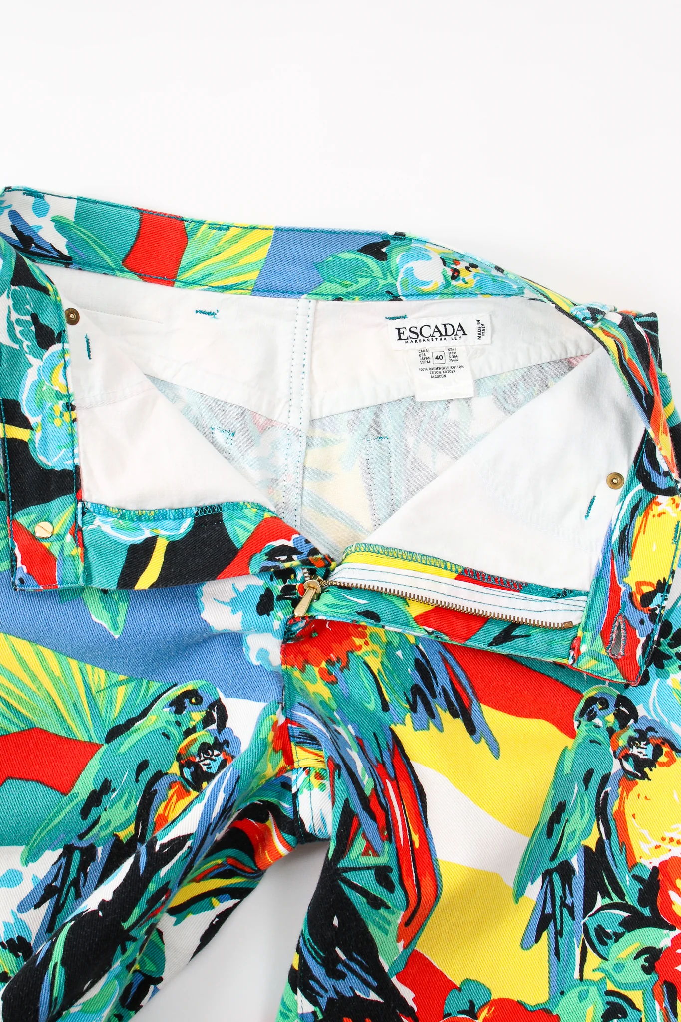 Tropical Parrot Denim Jacket & Pant Set - Image 17