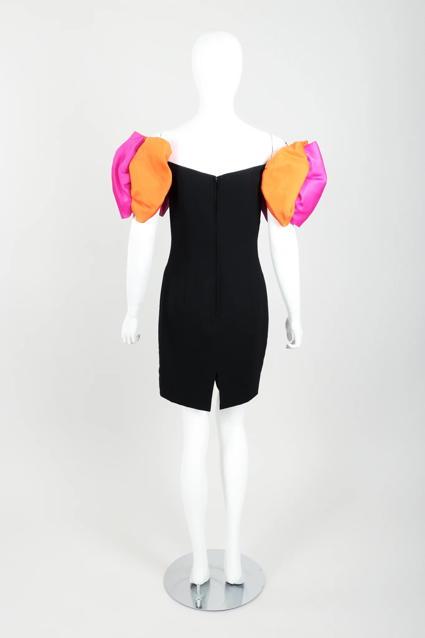 Tropical Puff Shoulder Dress - Image 6