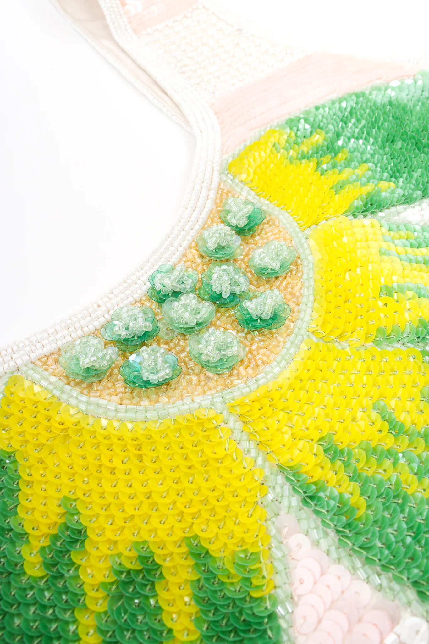 Tropical Sequined Stripe Dress - Image 14