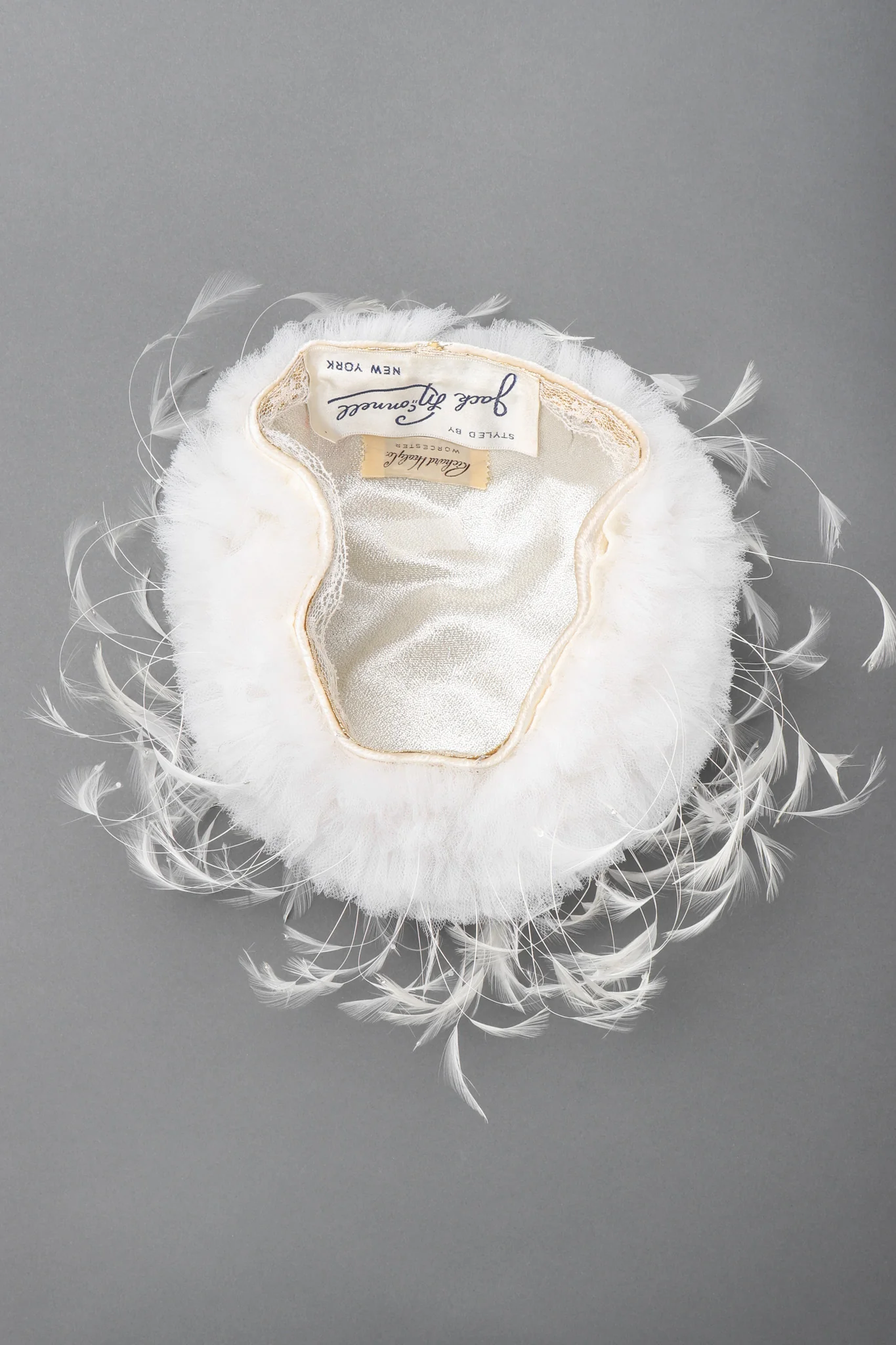 Tulle Feather Pouf Hat - Image 12